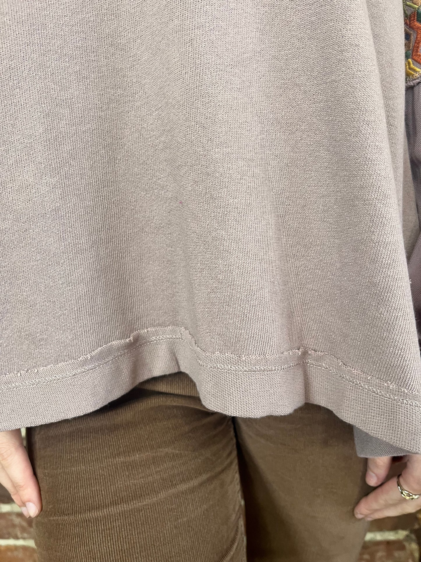 The Colors of Fall Embroidered Top