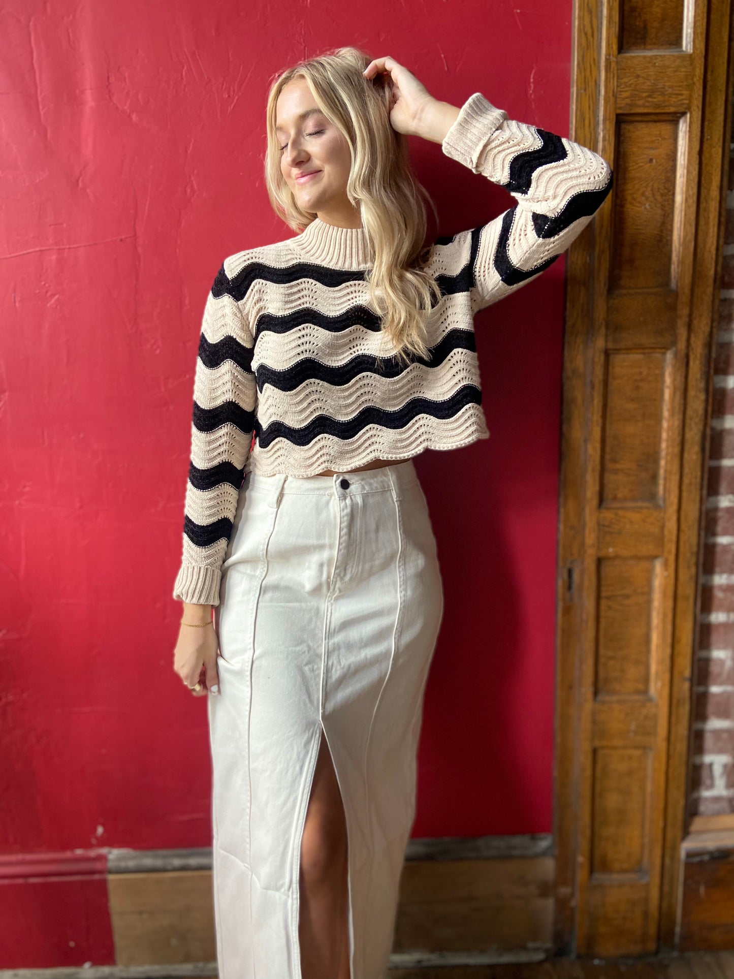 Spooky Scallop Sweater