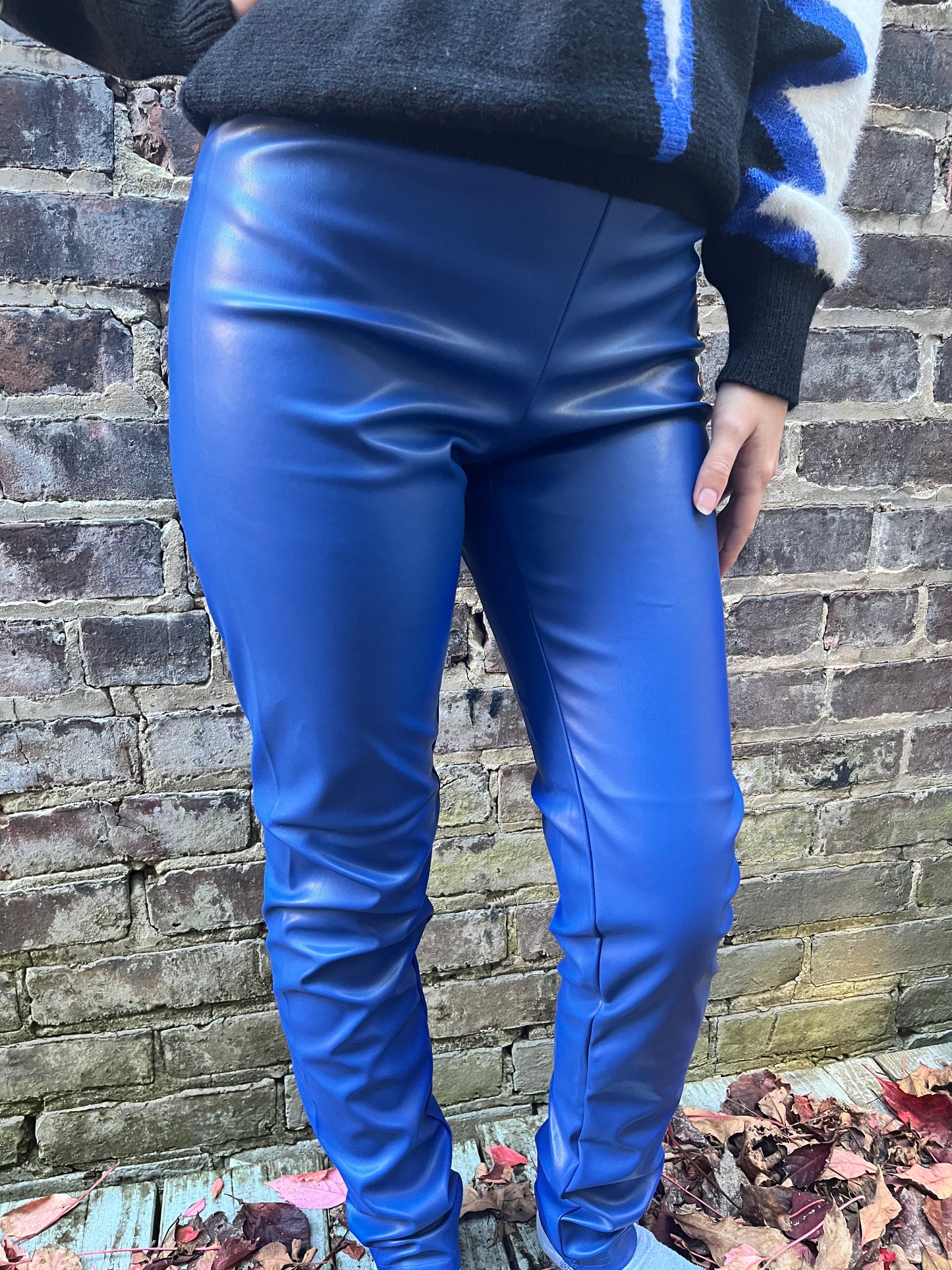 The Wildcats Faux Leather Leggings