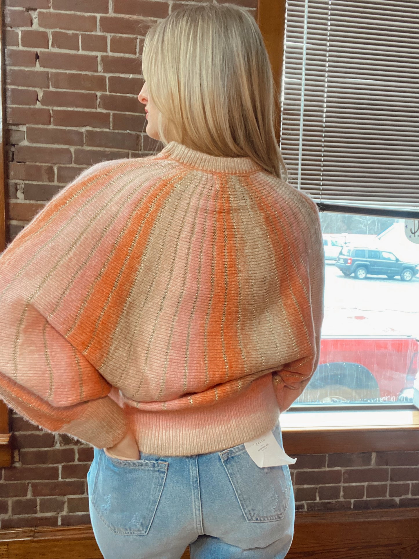 Pink Starburst Sweater