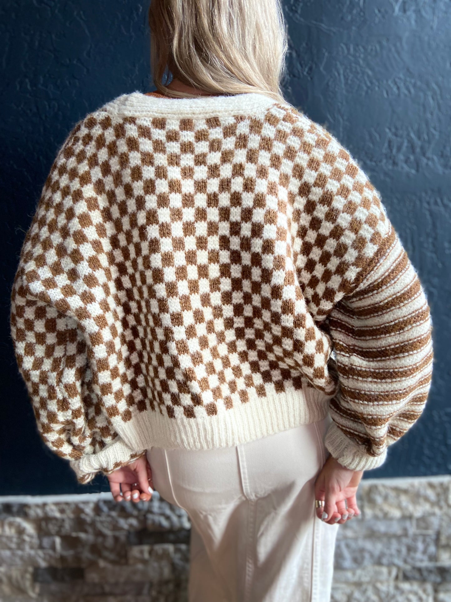 The Cinnamon Swirl Cropped Cardigan