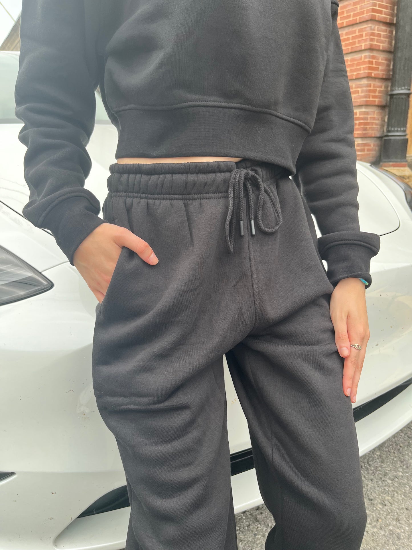 The fleece bunny crop SET