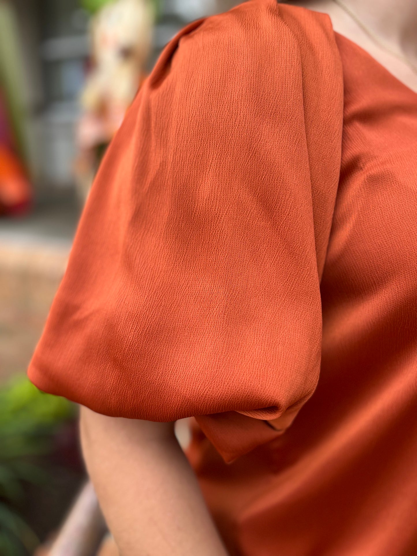 Cowboy Copper Satin Top