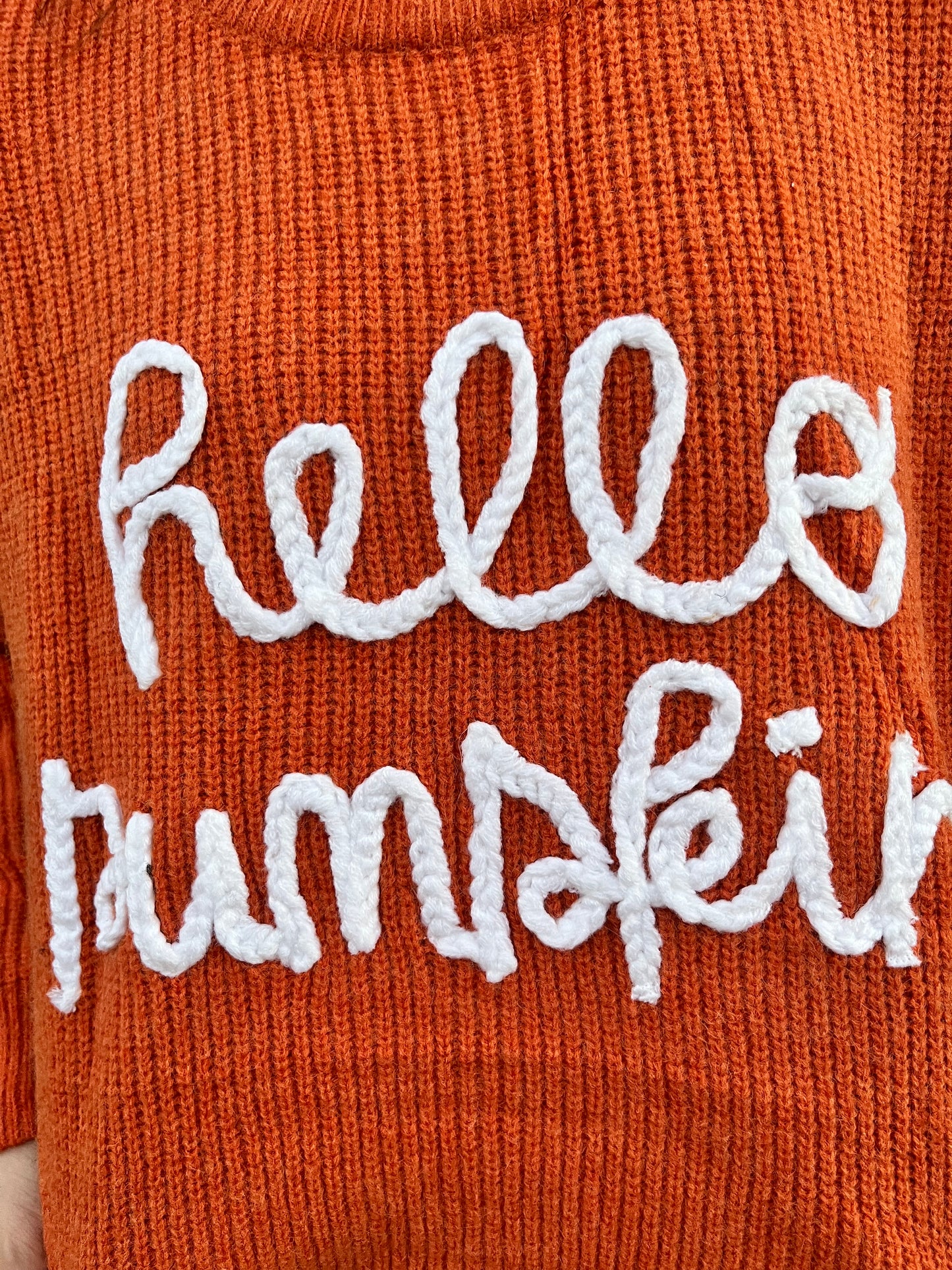 Hello Pumpkin Sweater