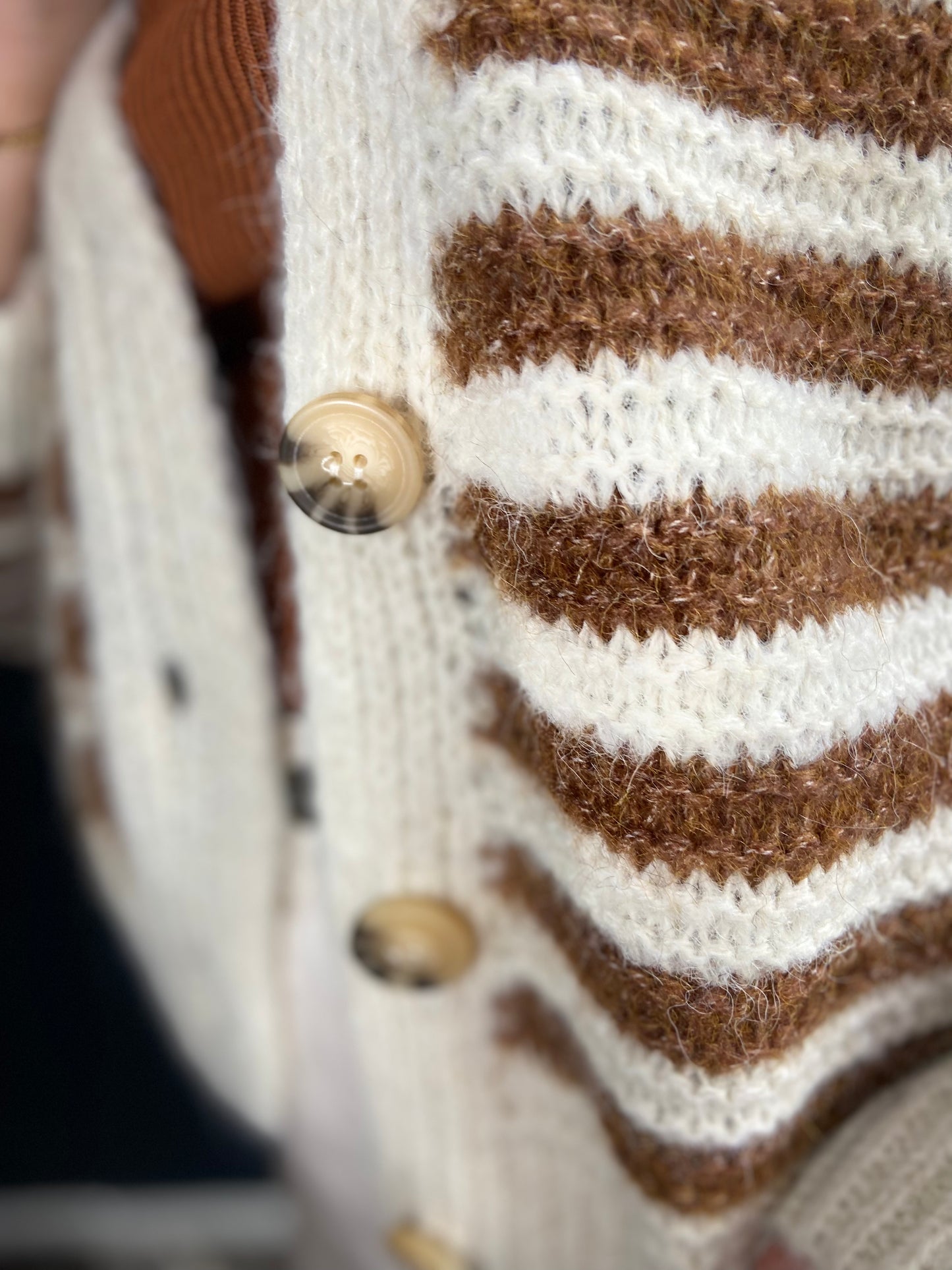The Cinnamon Swirl Cropped Cardigan