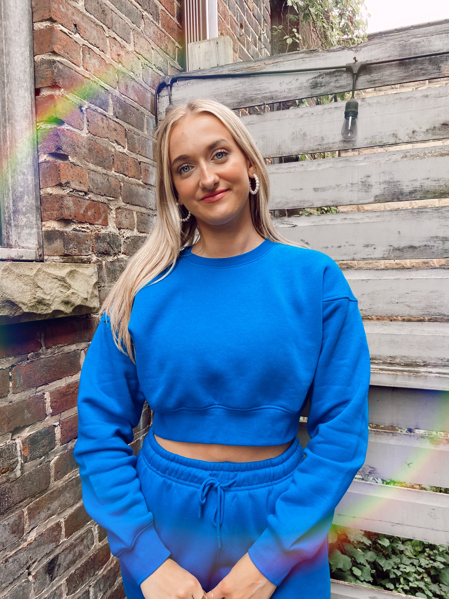The fleece bunny crop SET