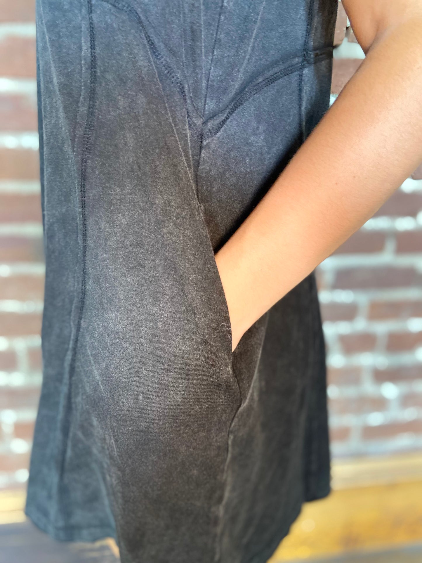 The Spin Me Around Acid Wash Dress