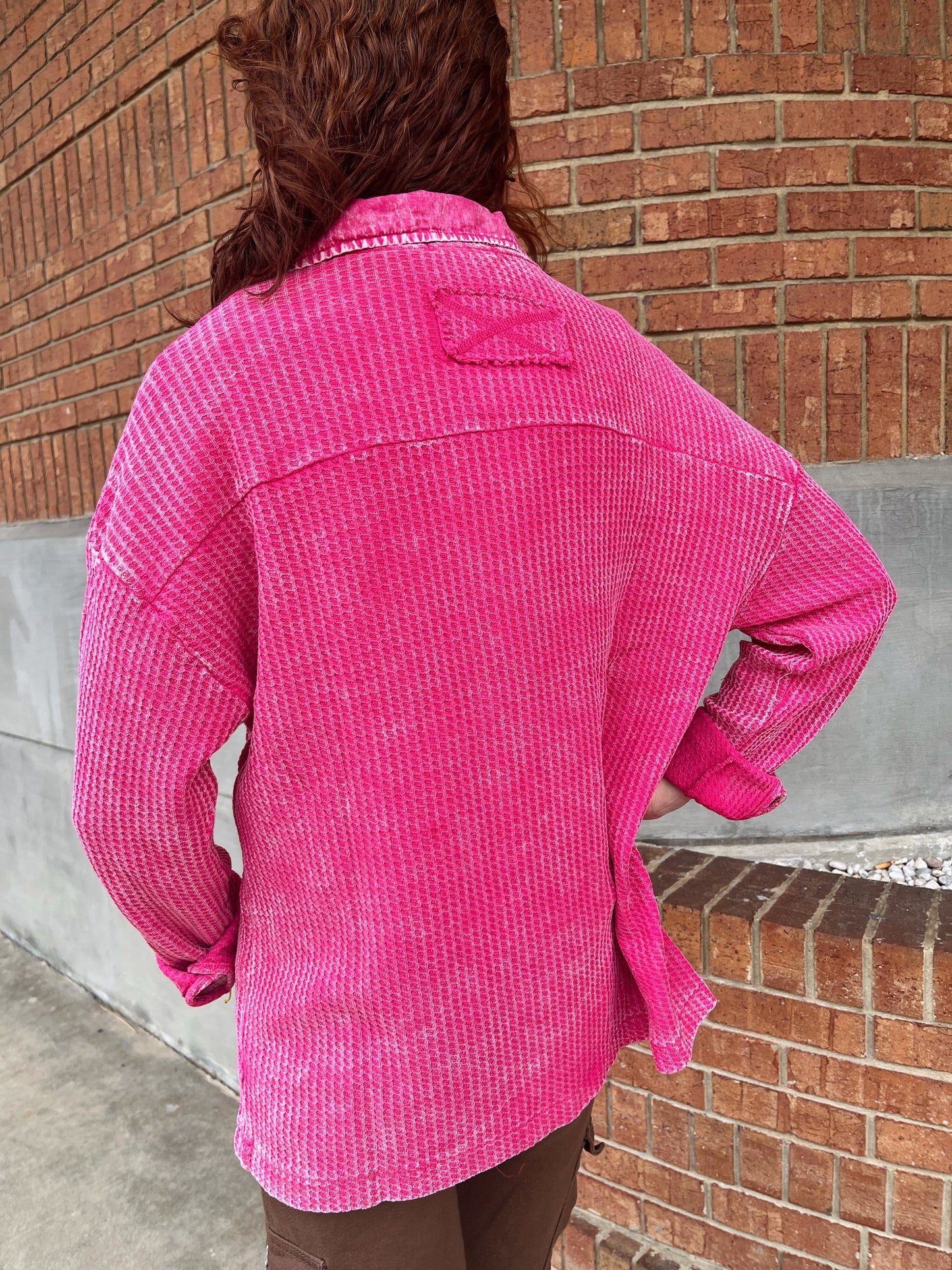 The Washed & Worn Thermal Shacket