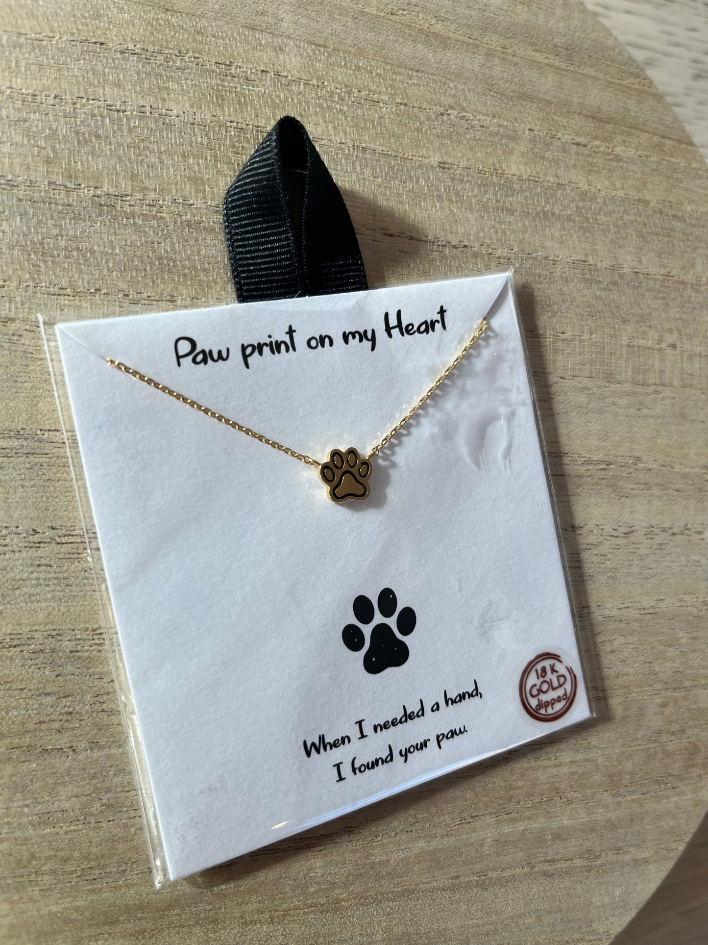 Paw Print Necklace