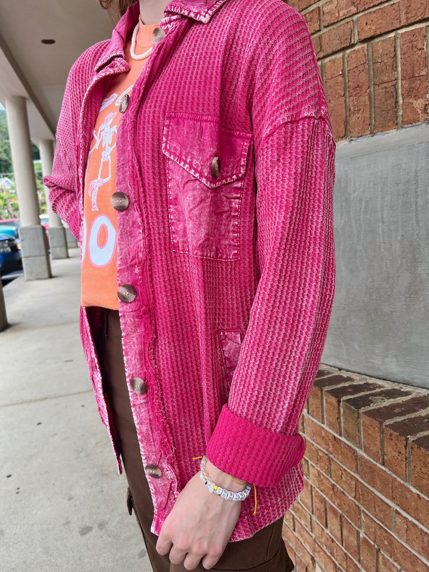 The Washed & Worn Thermal Shacket