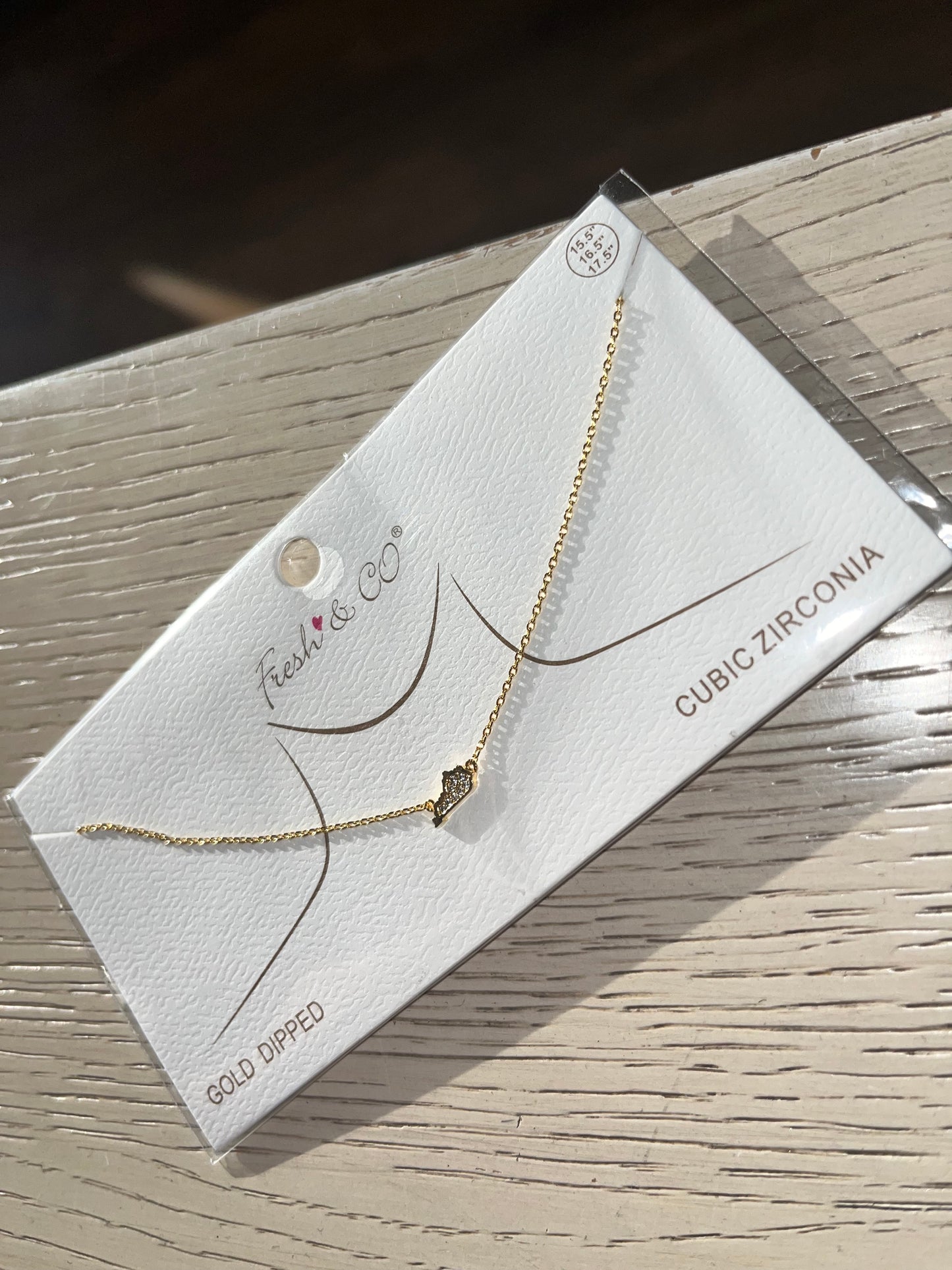 Gold Shimmer Kentucky Necklace