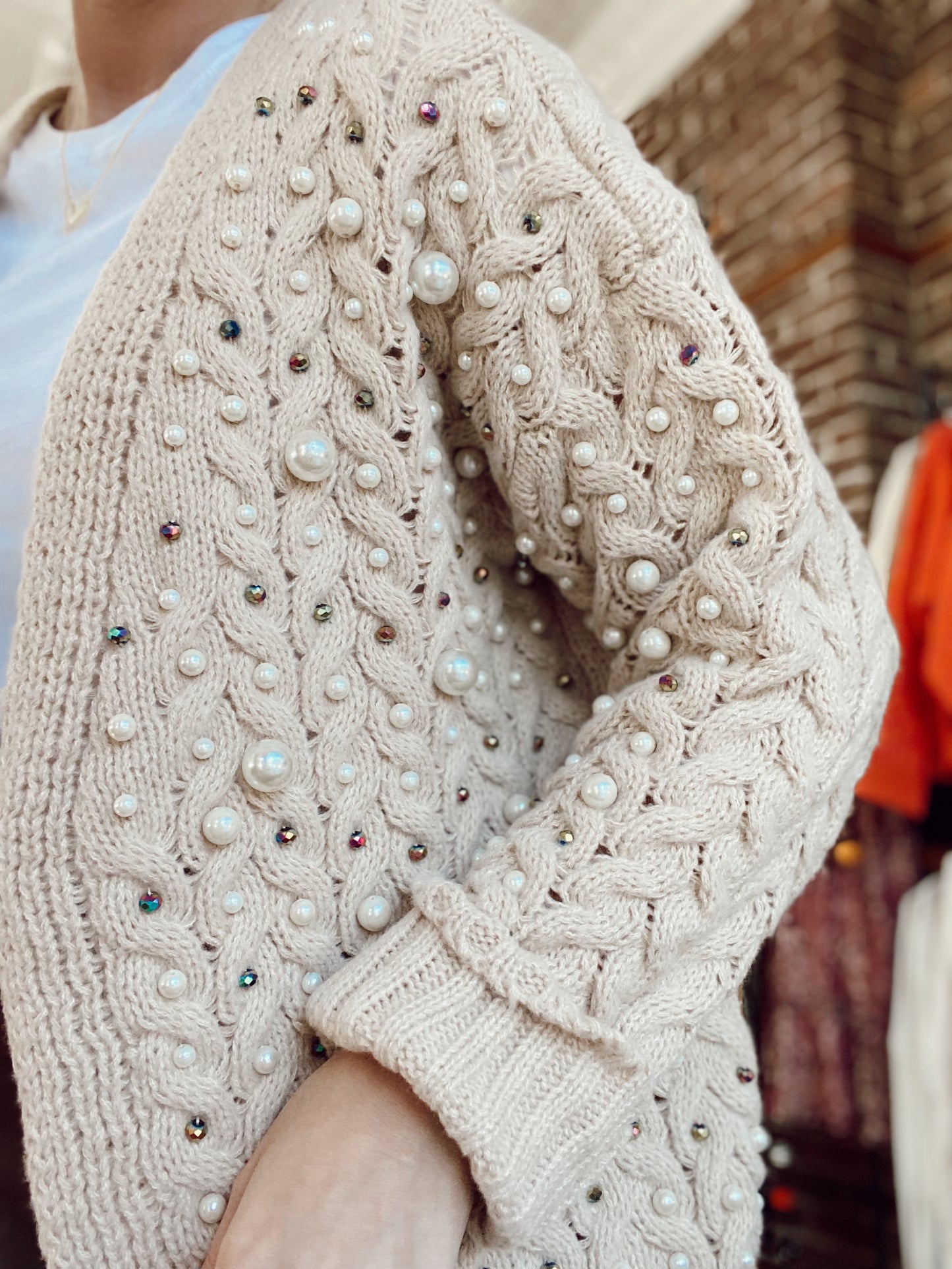 The Twisted Pearl Sweater