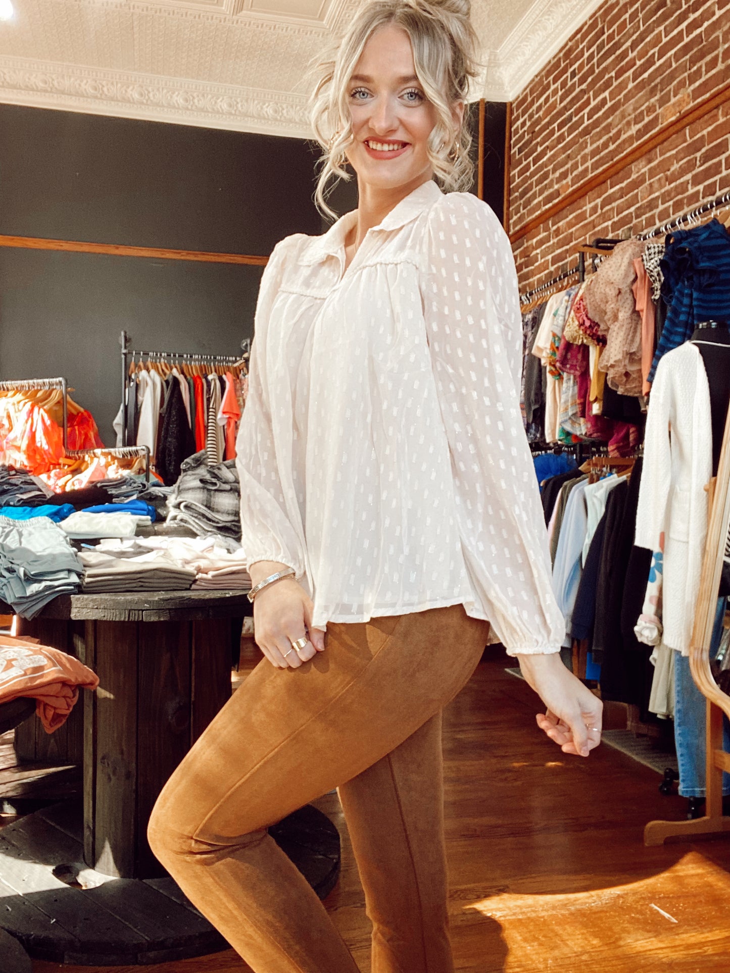 Pop the Champagne Blouse