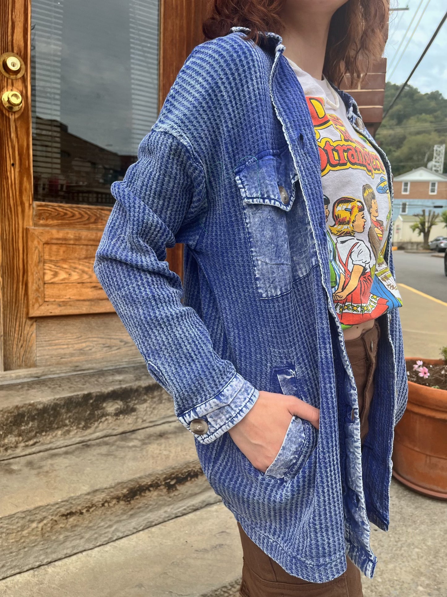 The Washed & Worn Thermal Shacket