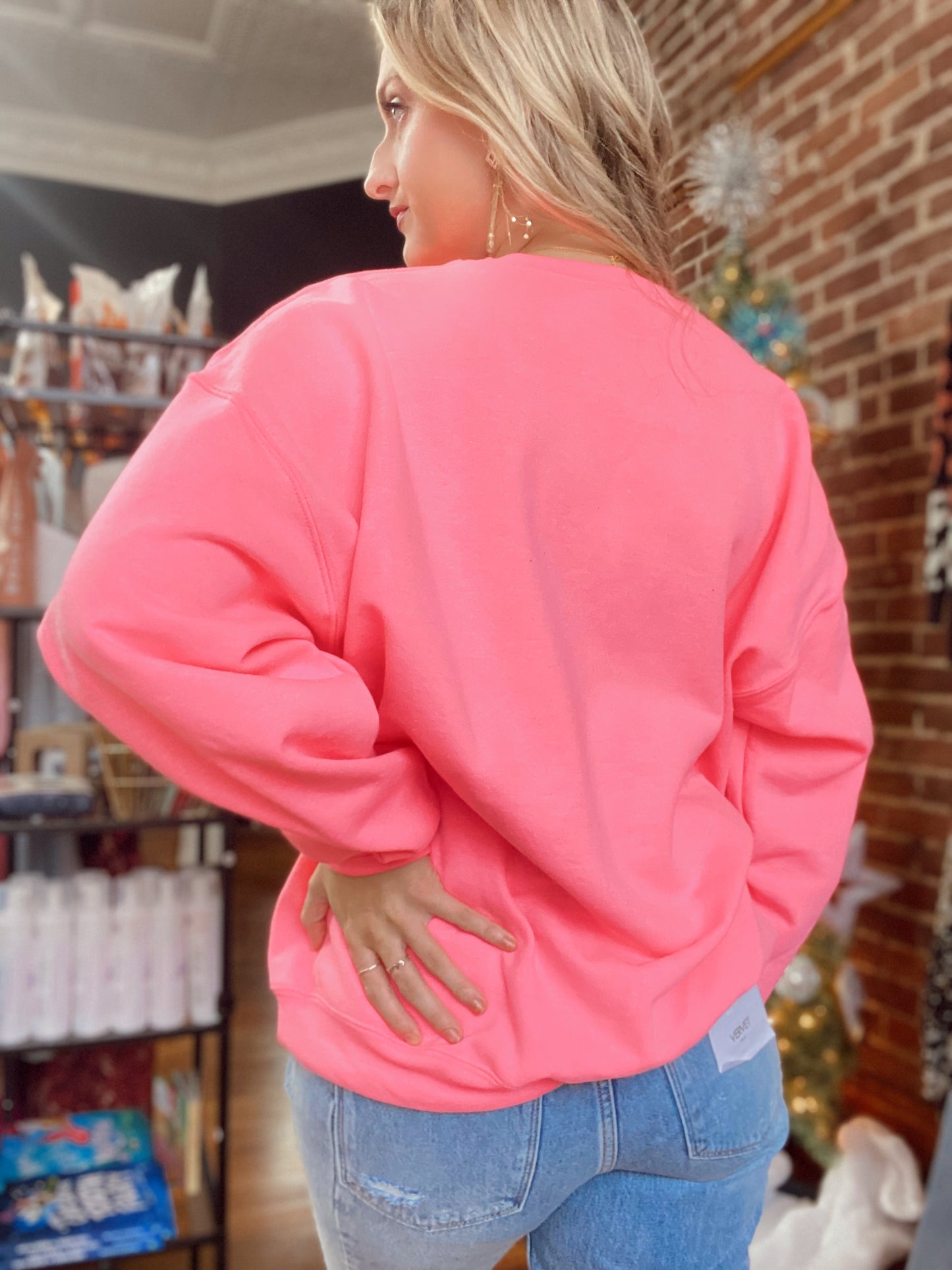 You’re a mean one pink sweatshirt