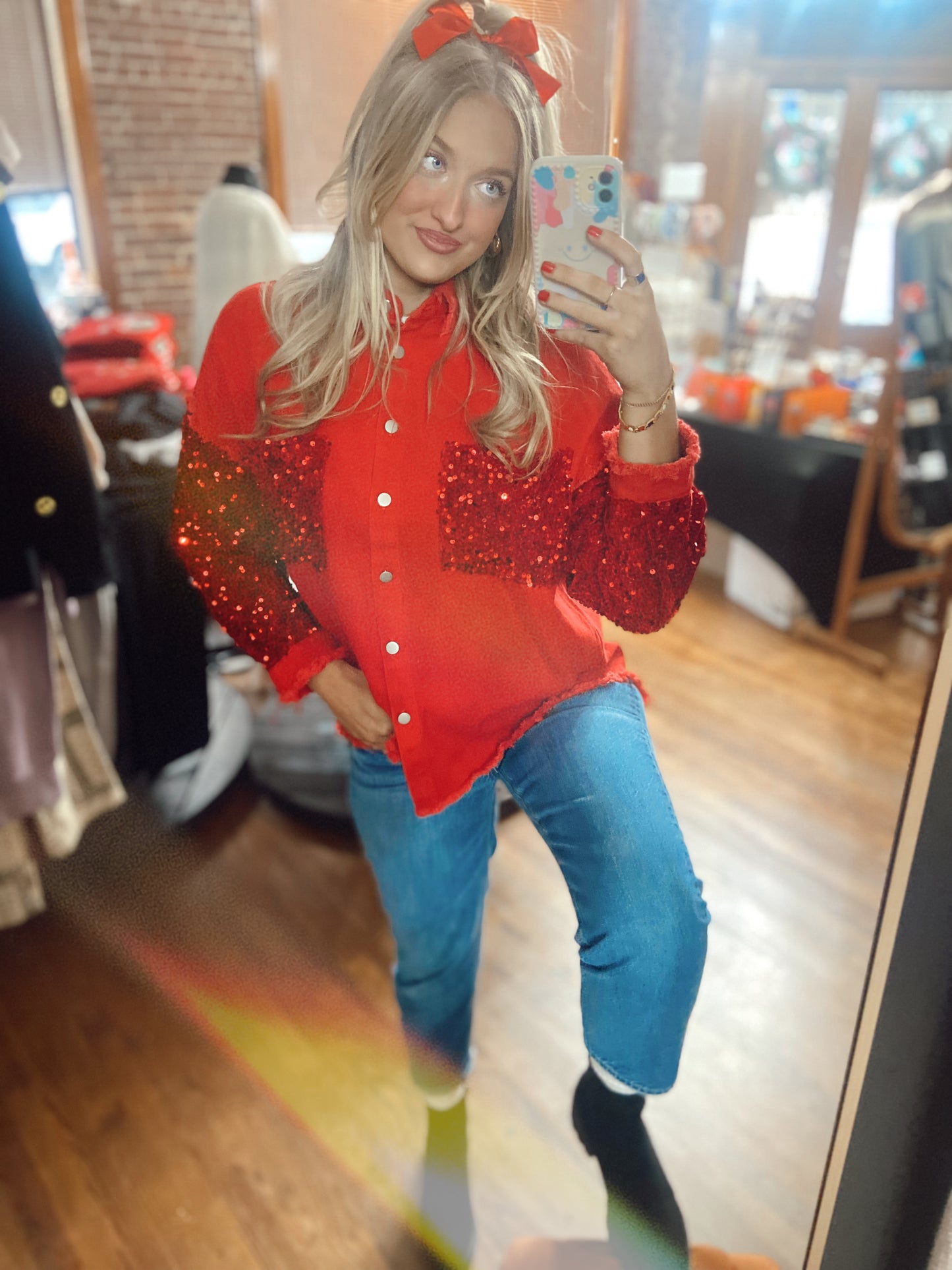 Santa's Helper Sequin Jacket