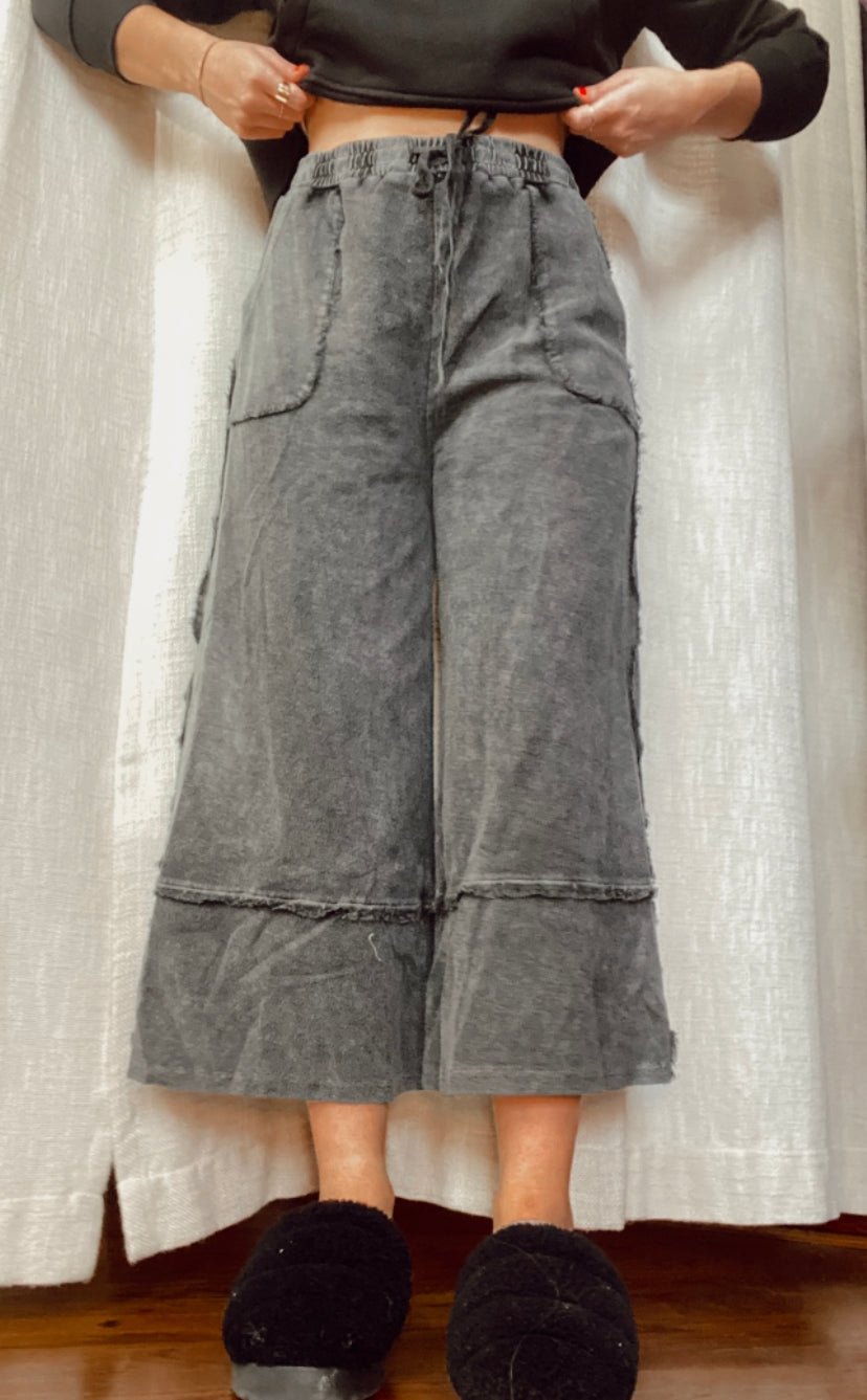 So Faded Wide Leg Sweats