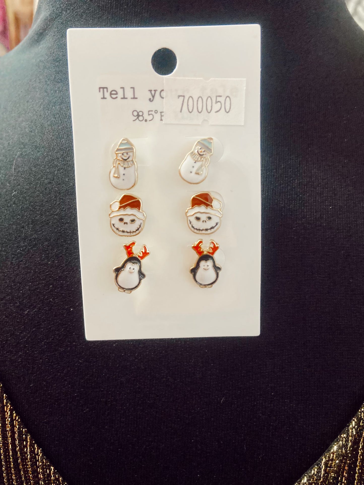 Christmas Earring Trios