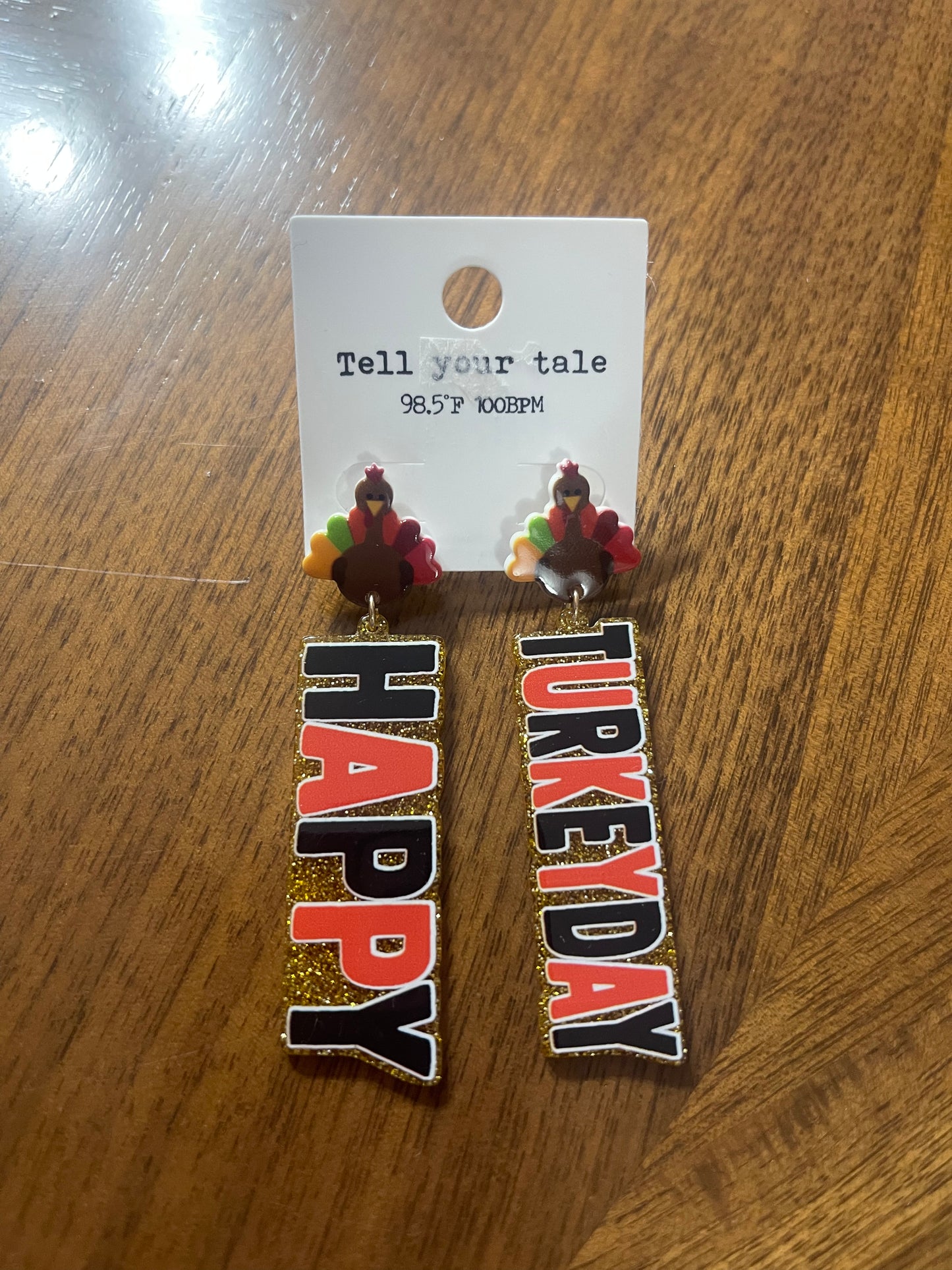 Turkey Day Earrings