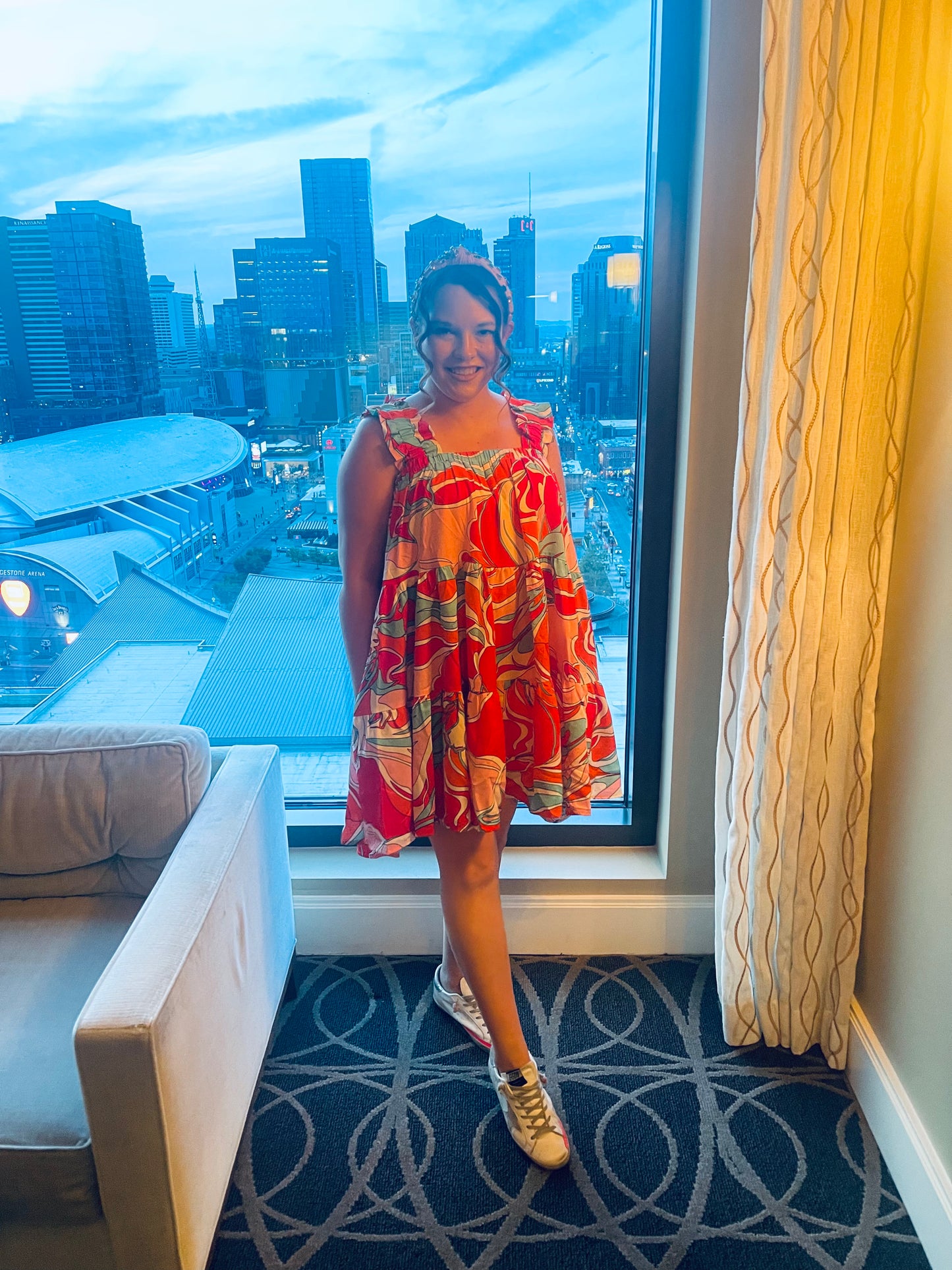 Psychedelic Sunshine Dress