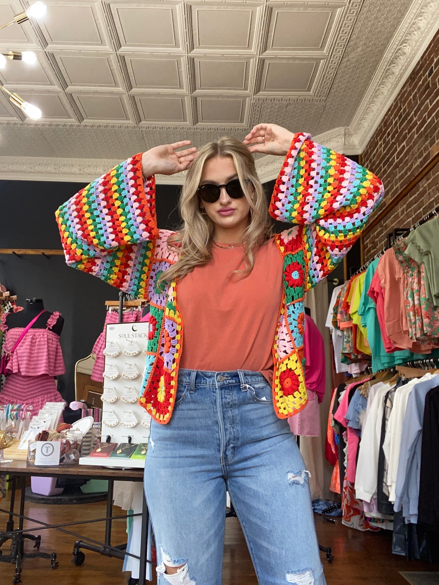 The Reading Rainbow Grandma Cardigan