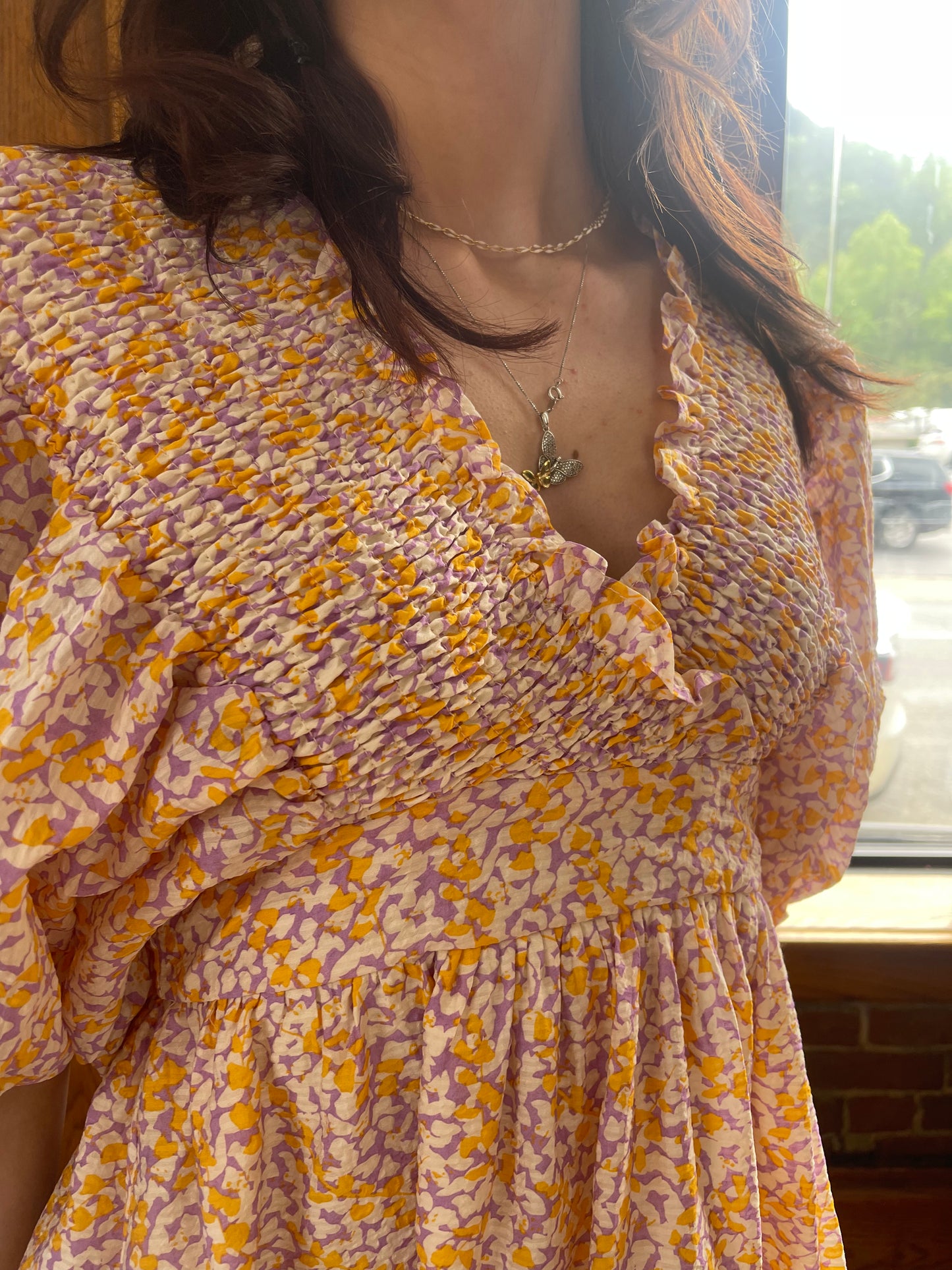 Running through the garden dress