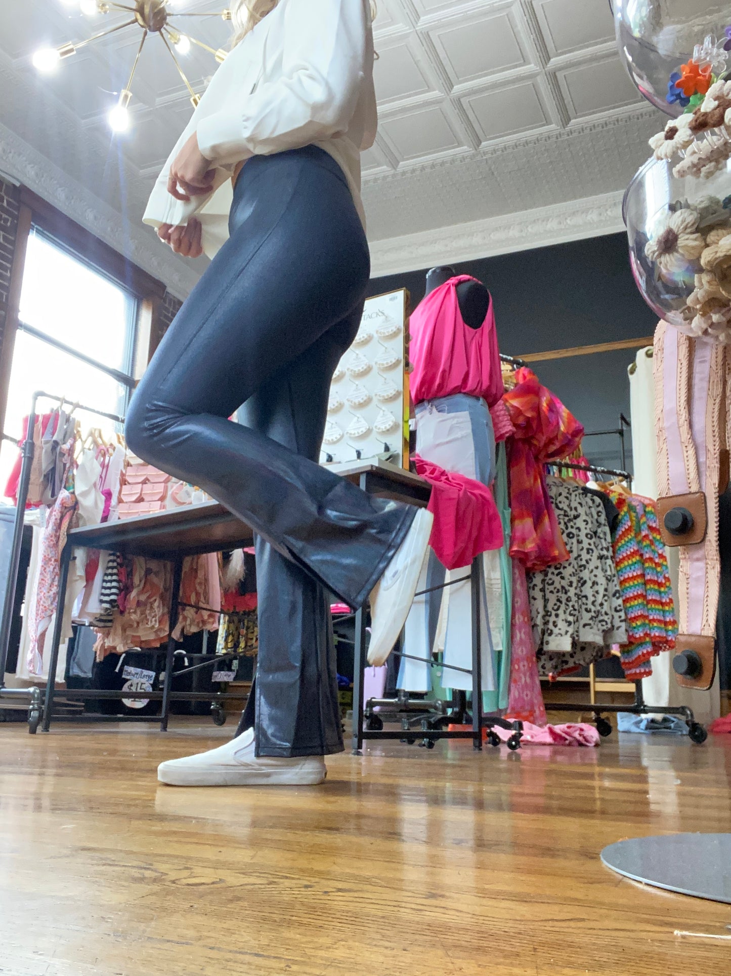 The Shimmer Flare Leggings