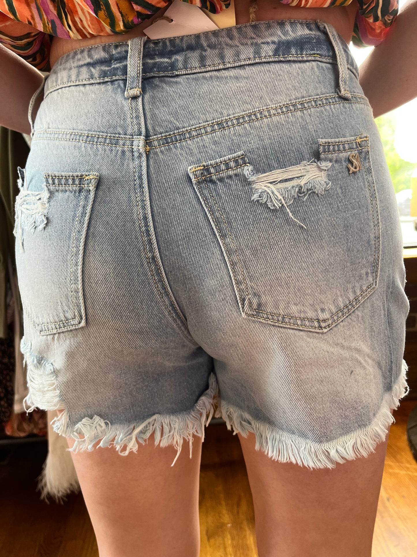 Off the Grid Denim Shorts