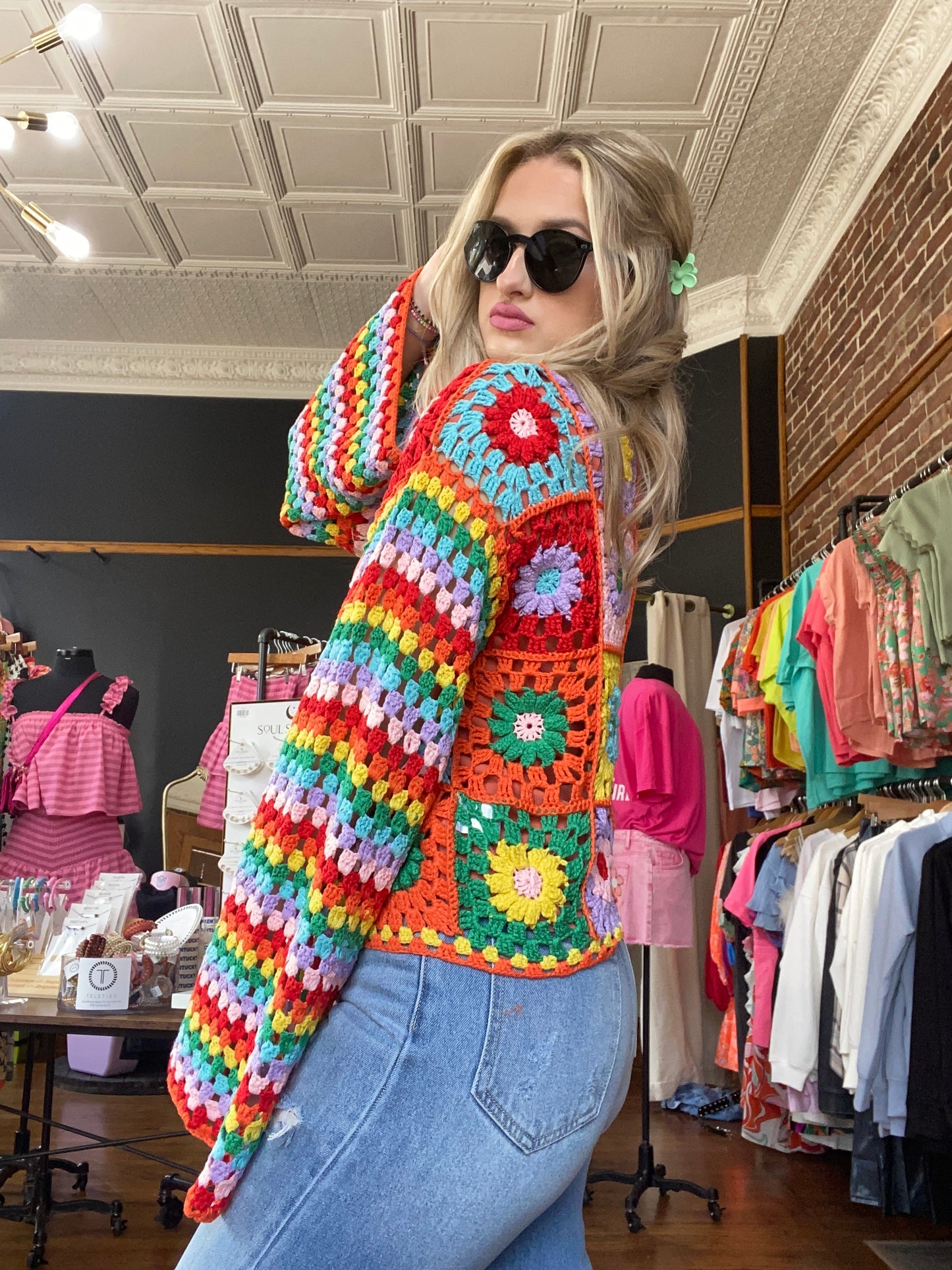 The Reading Rainbow Grandma Cardigan