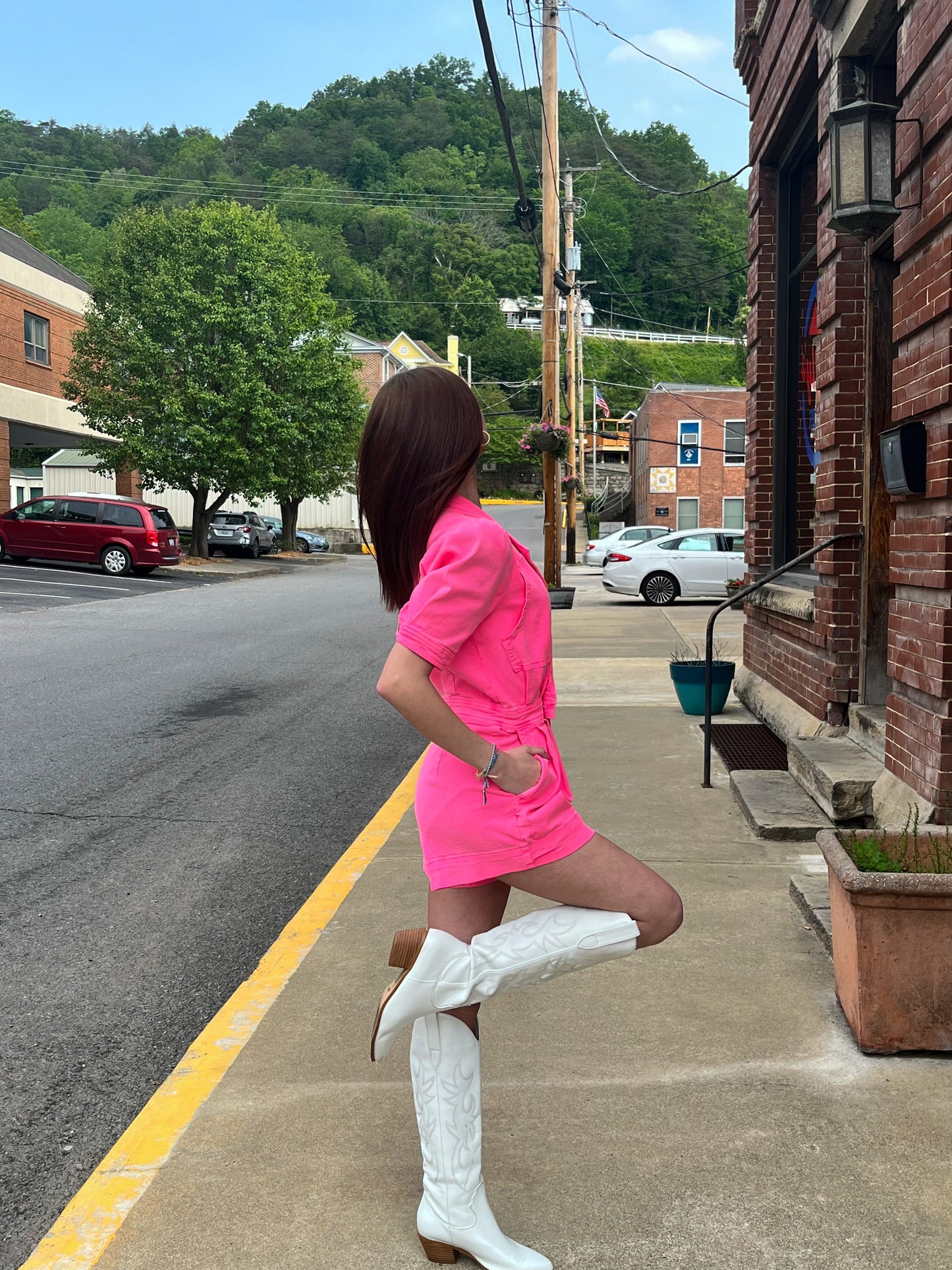 Outlaw Barbie Denim Romper