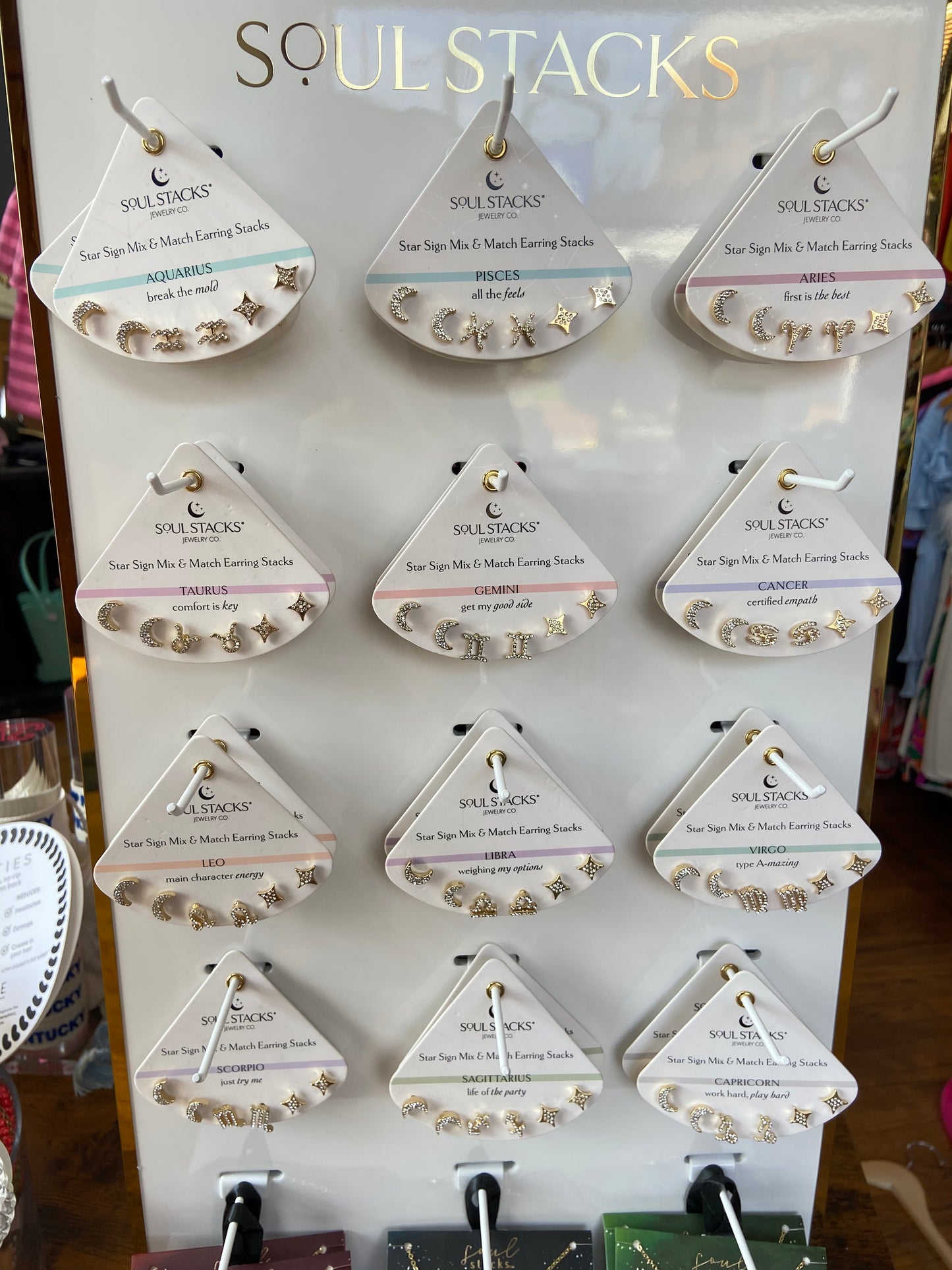 Soul Stacks Star Sign Mix & Match Earring Stack