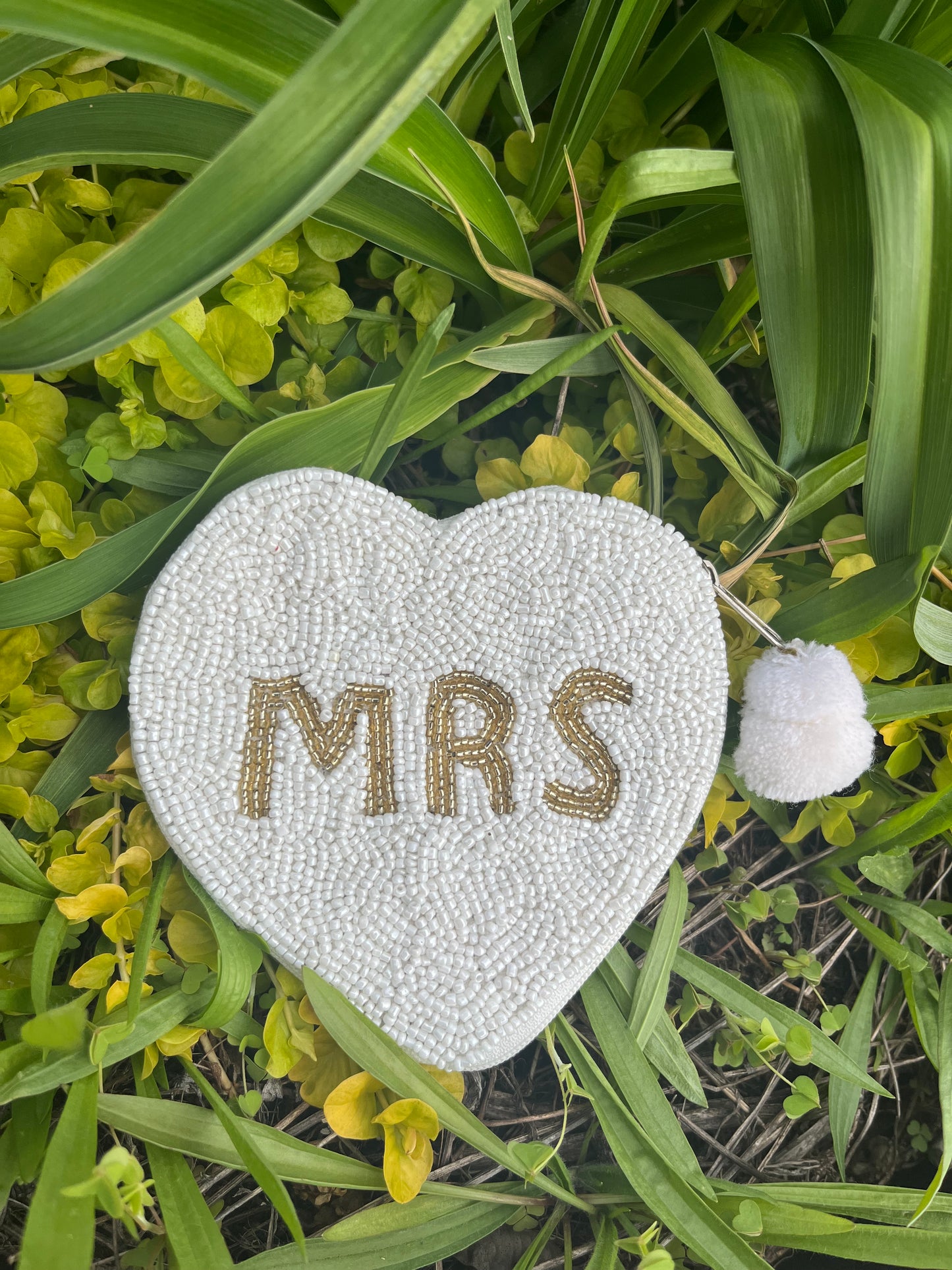 Beaded MRS coin Pouch