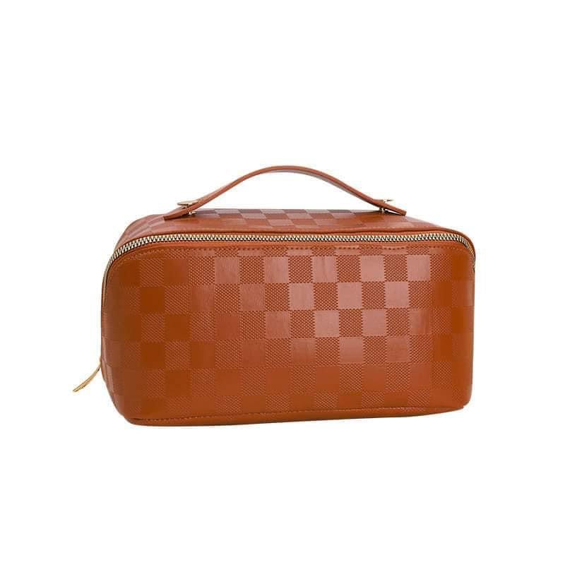 The Checkmate Makeup Bag