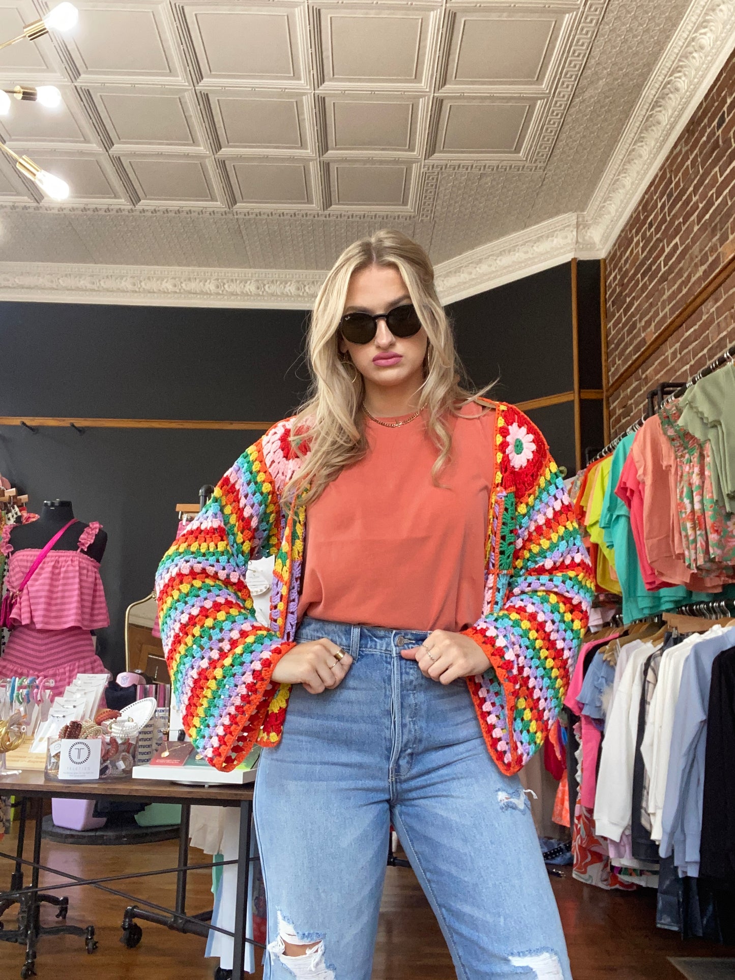 The Reading Rainbow Grandma Cardigan