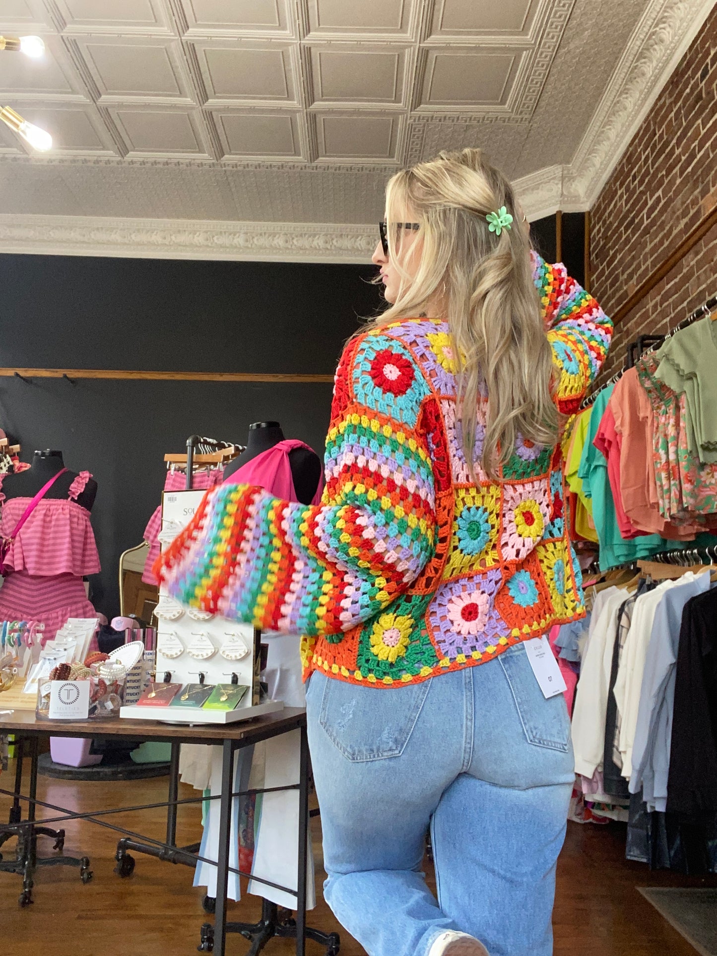 The Reading Rainbow Grandma Cardigan