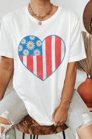 Heart Flag Tee