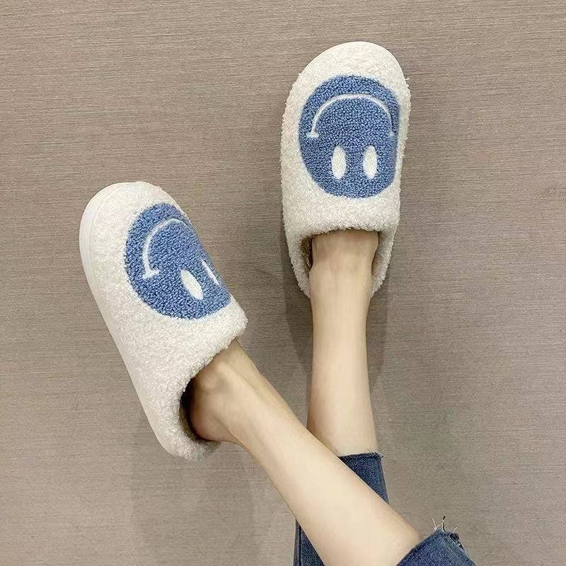Retro Slippers Blue