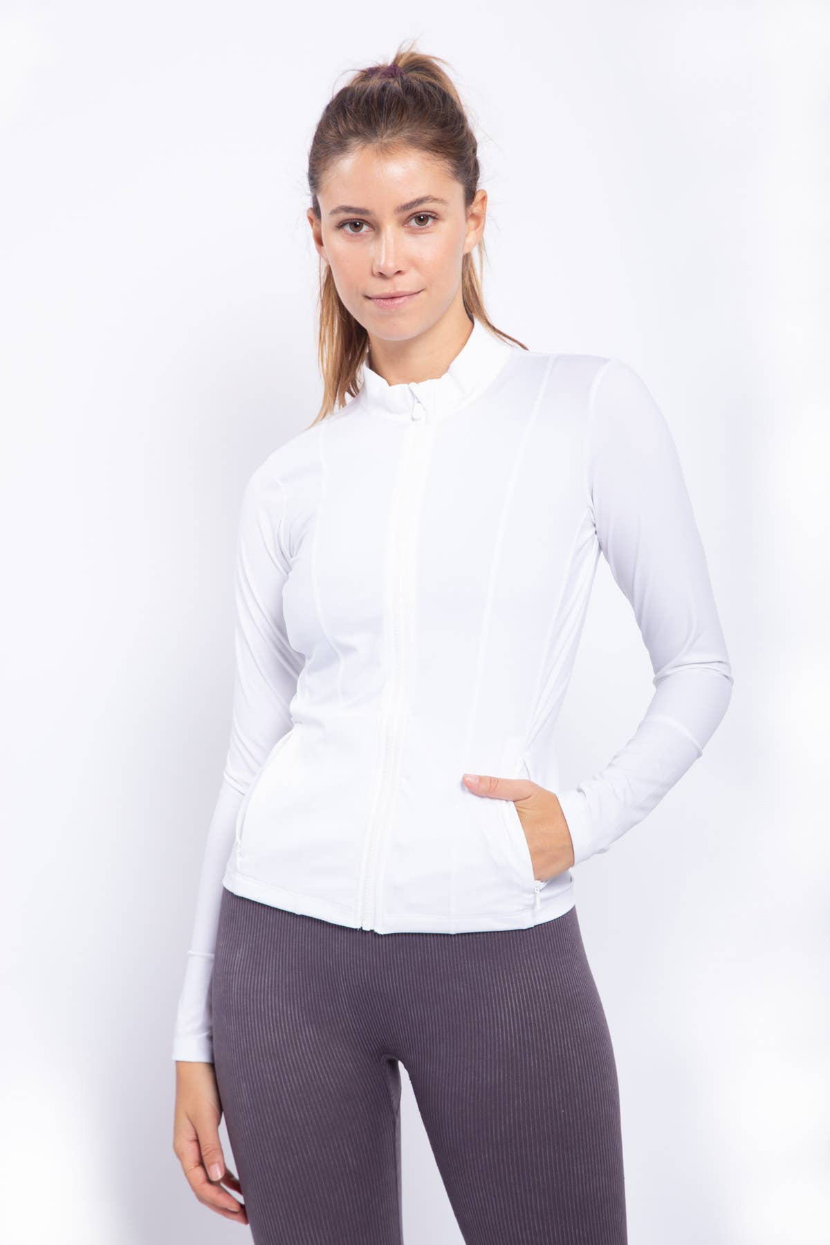 Active Slim Zip-Up Jacket