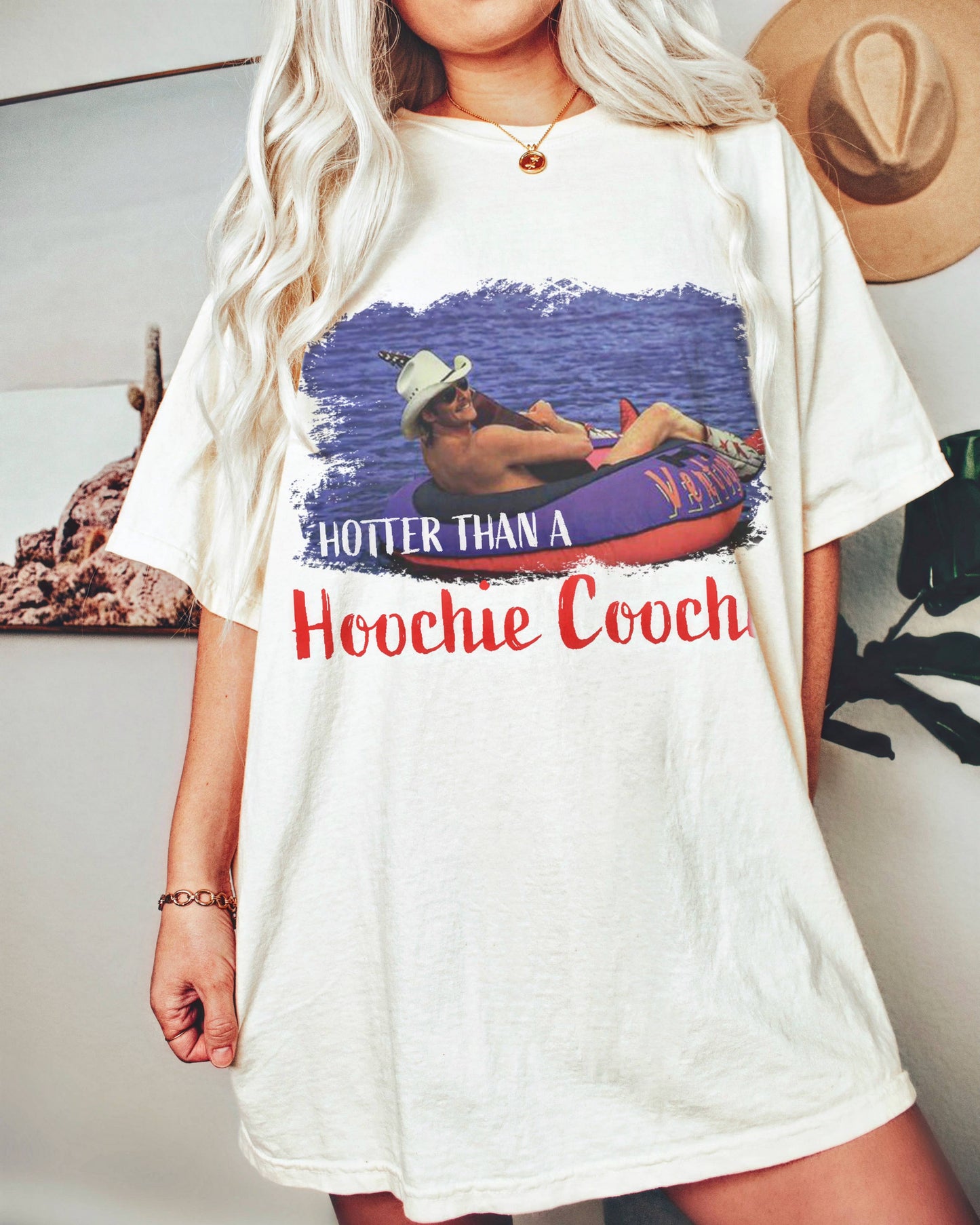 Hotter Than A Hoochie Coochie - Comfort Colors Graphic Tee