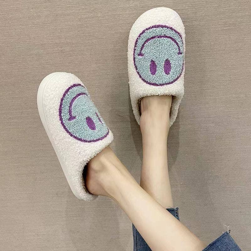 Retro Slippers Blue/Purple