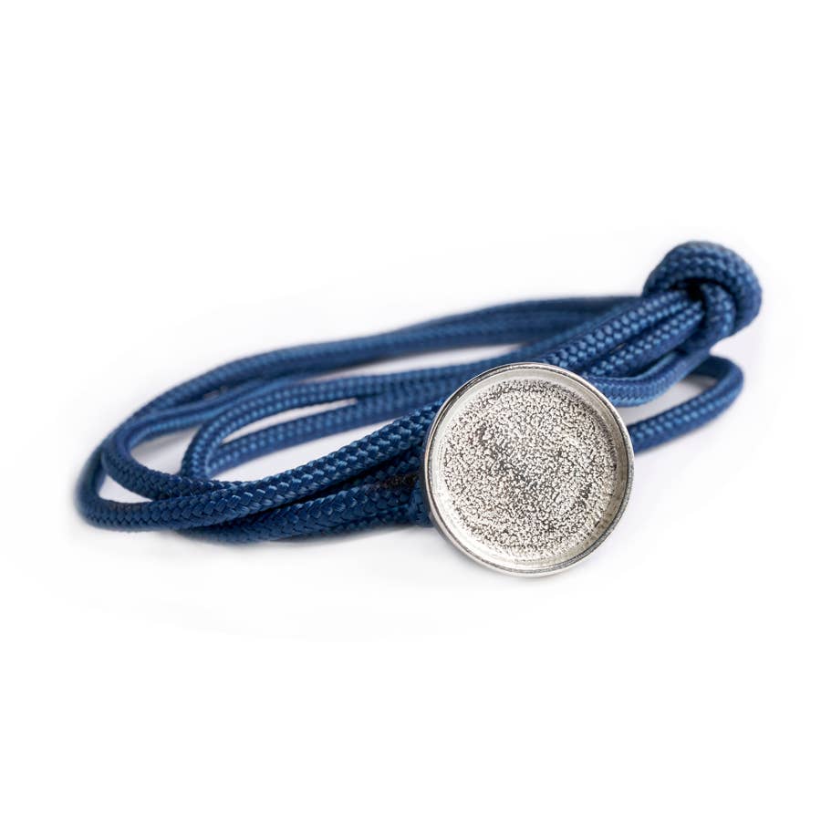 Pewter Rope Bracelet- Whitesburg Ky Navy