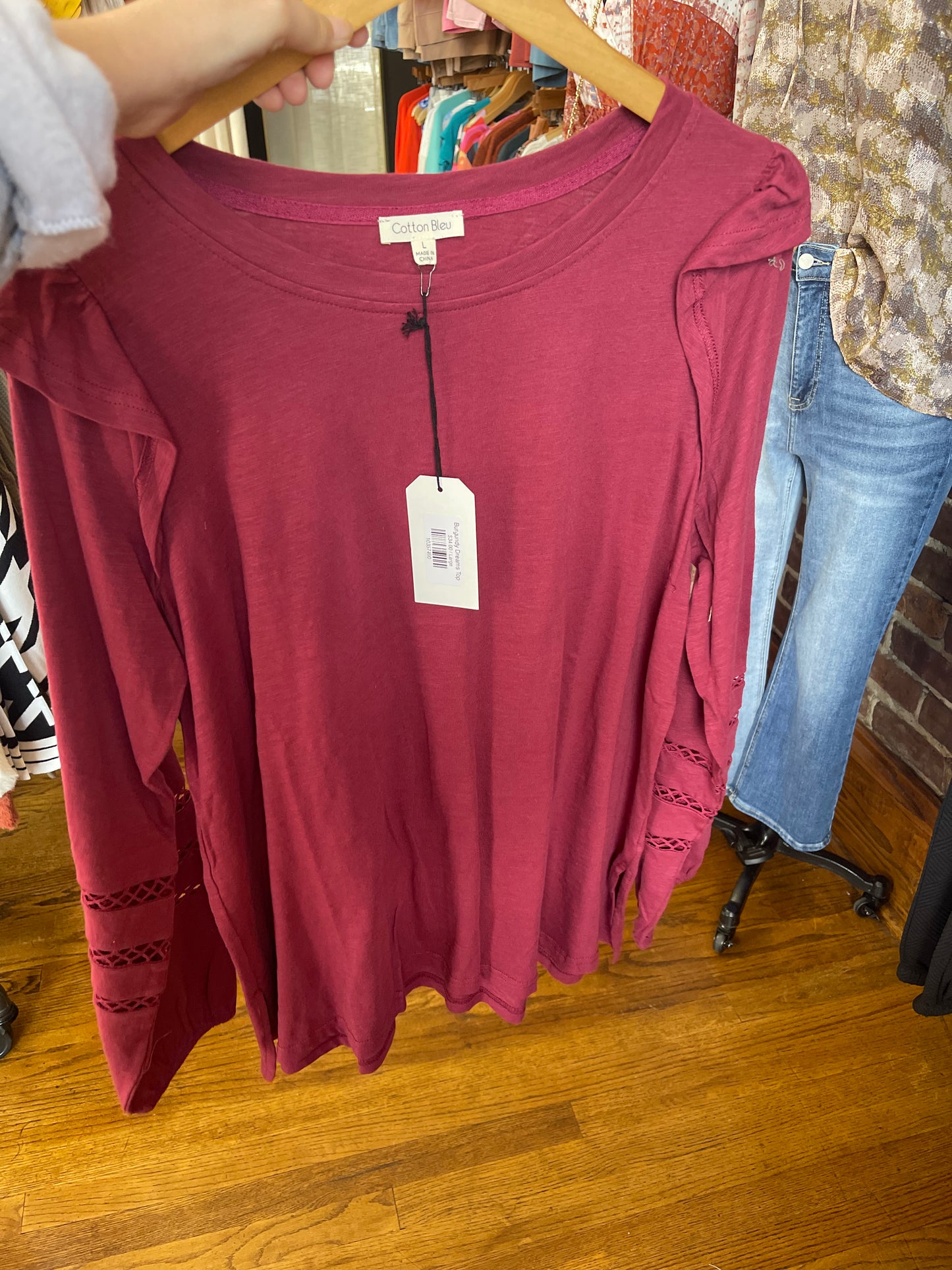 Burgundy Dreams Top