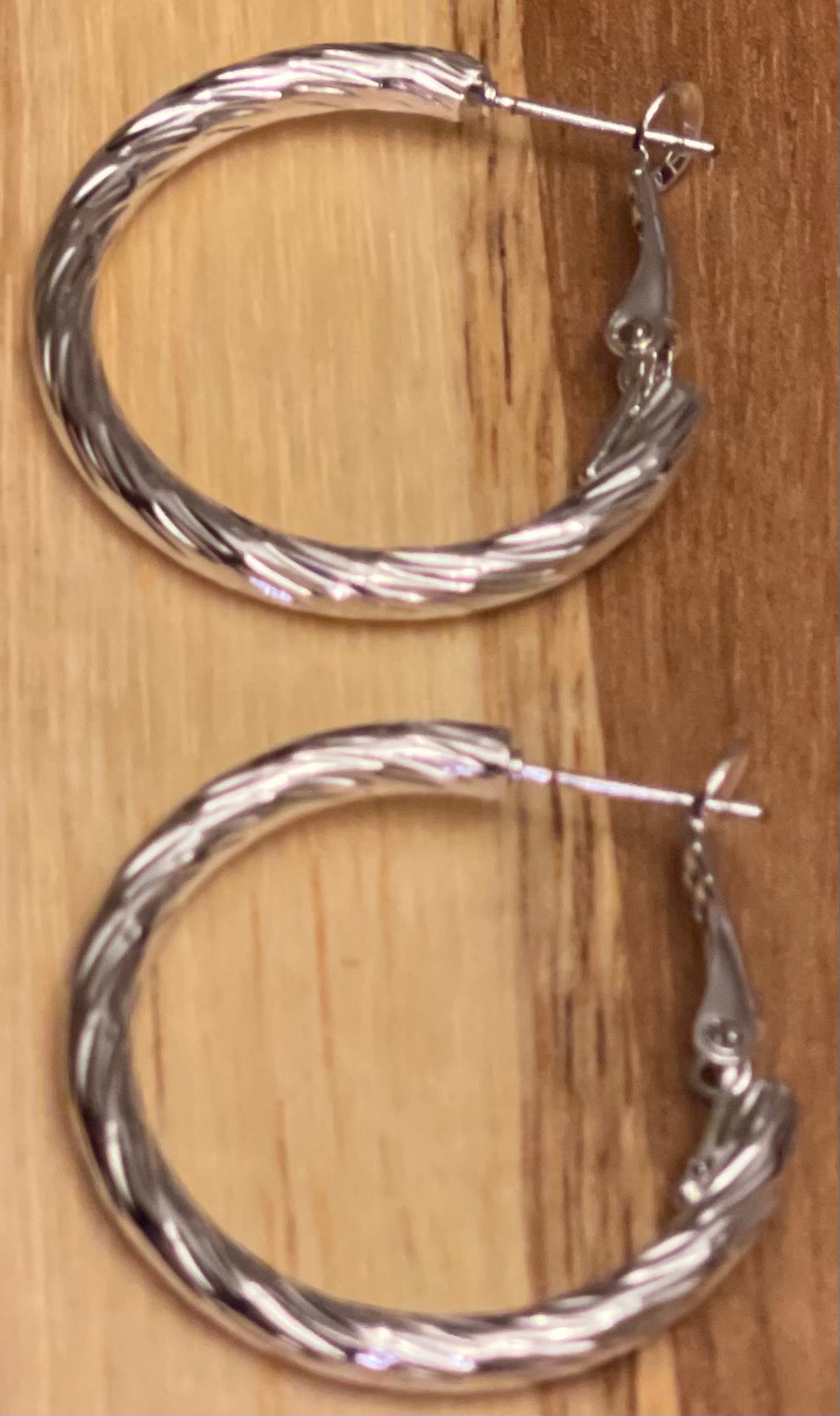Rodanthe Silver Hoops