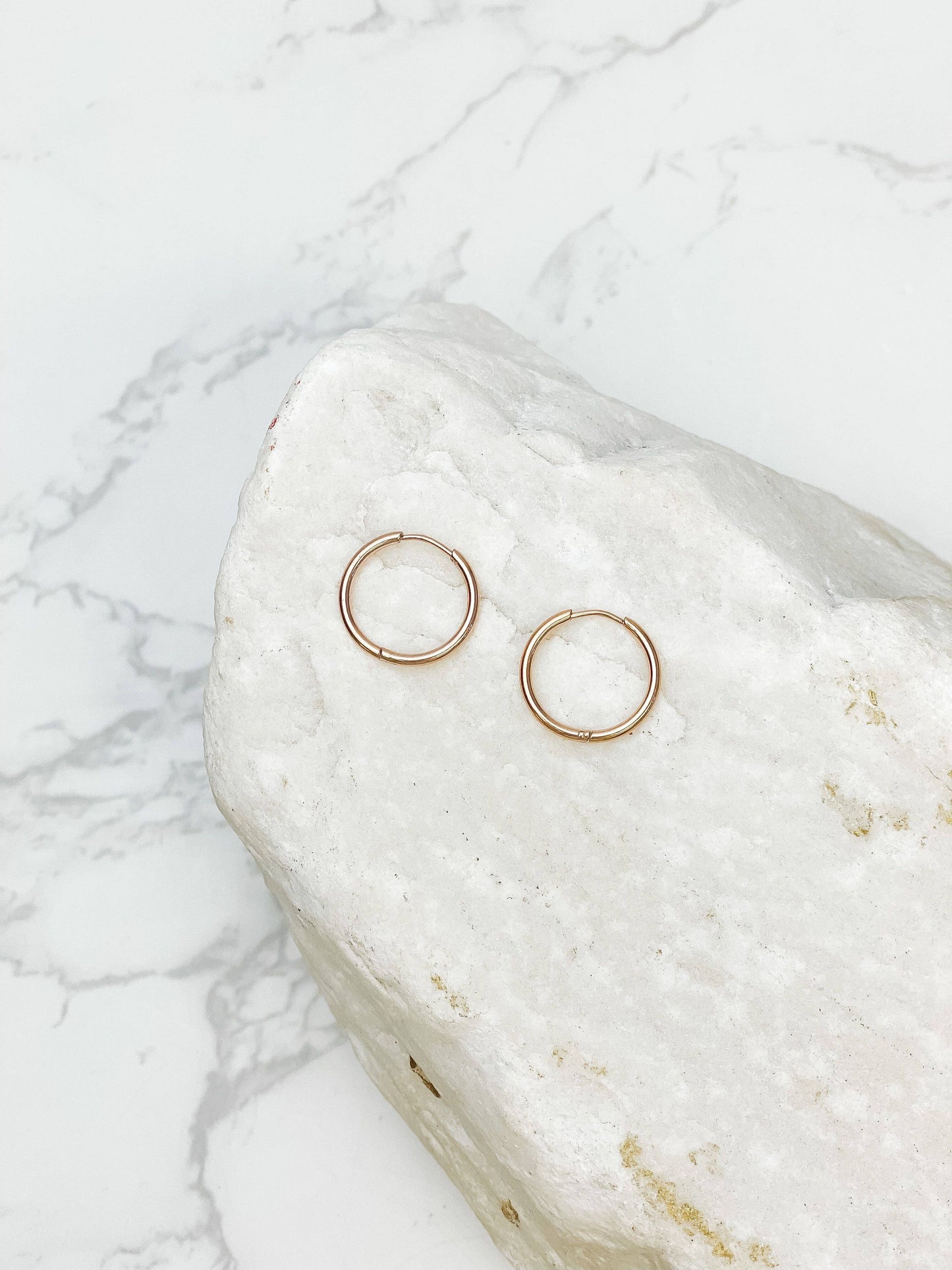 Stainless Steel Hoop Earrings
