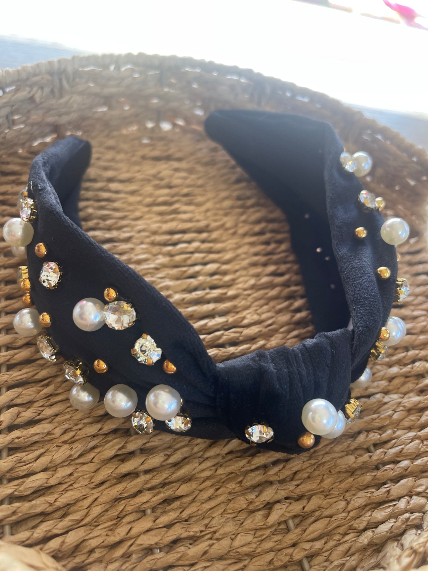 Velvet Embellished Headbands