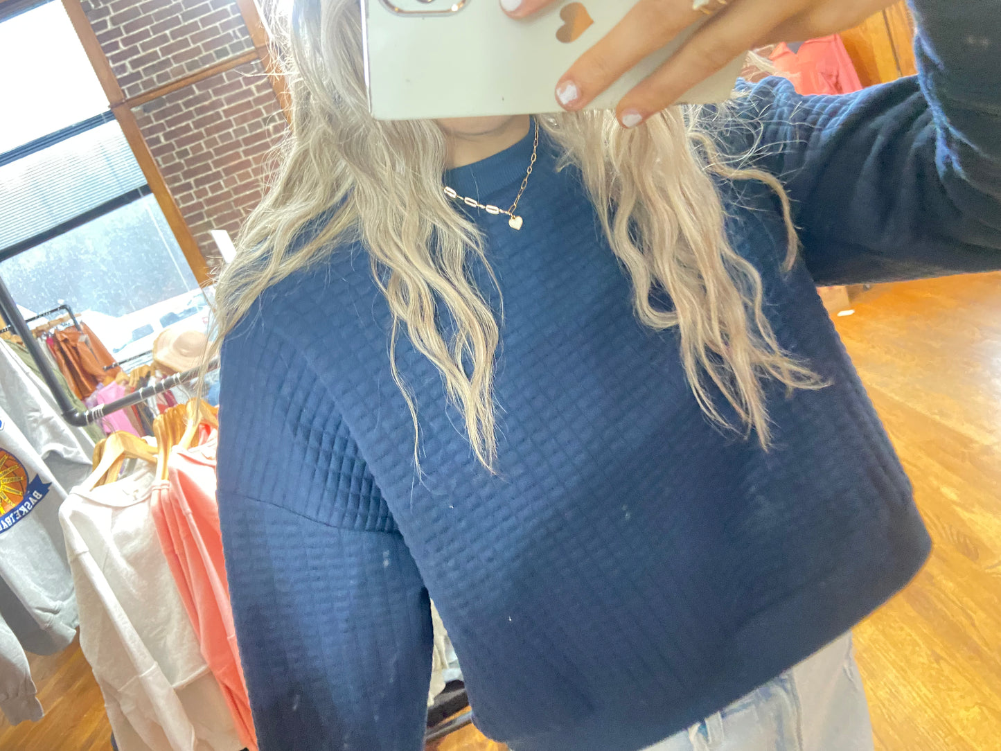 Colorado Springs Quilted Pullover