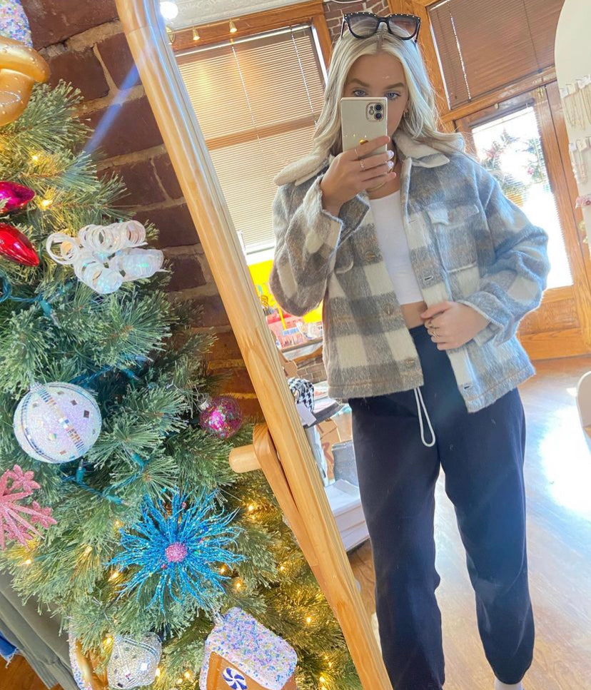 Hit the Slopes Plaid Jacket