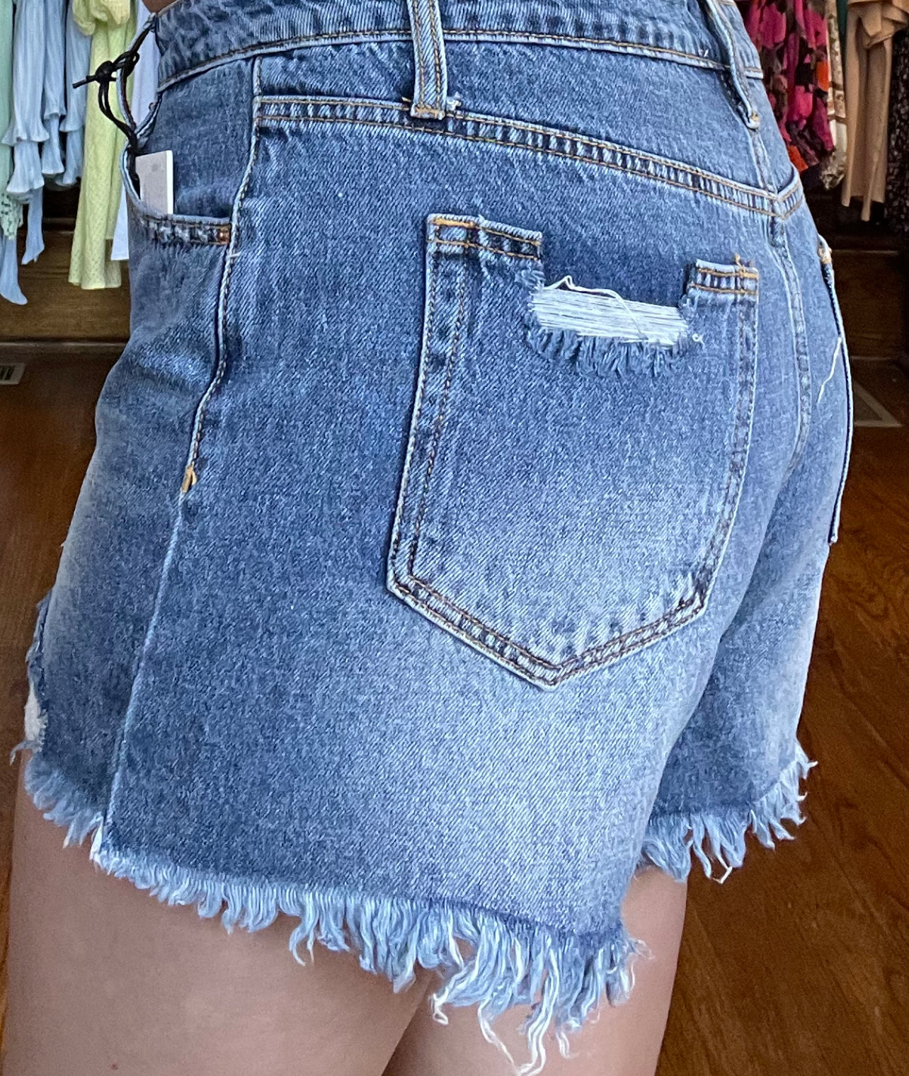 Follow the Sun Denim Shorts