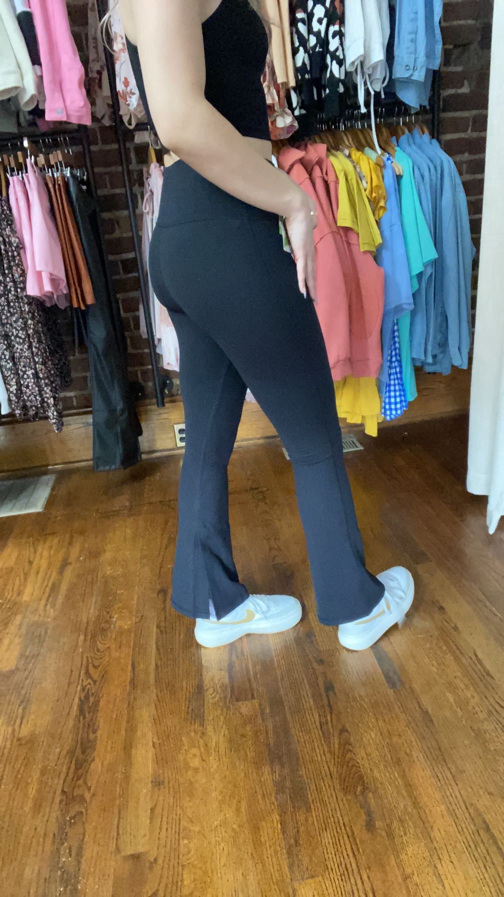Relaxed Sunday Split Flare Leggings