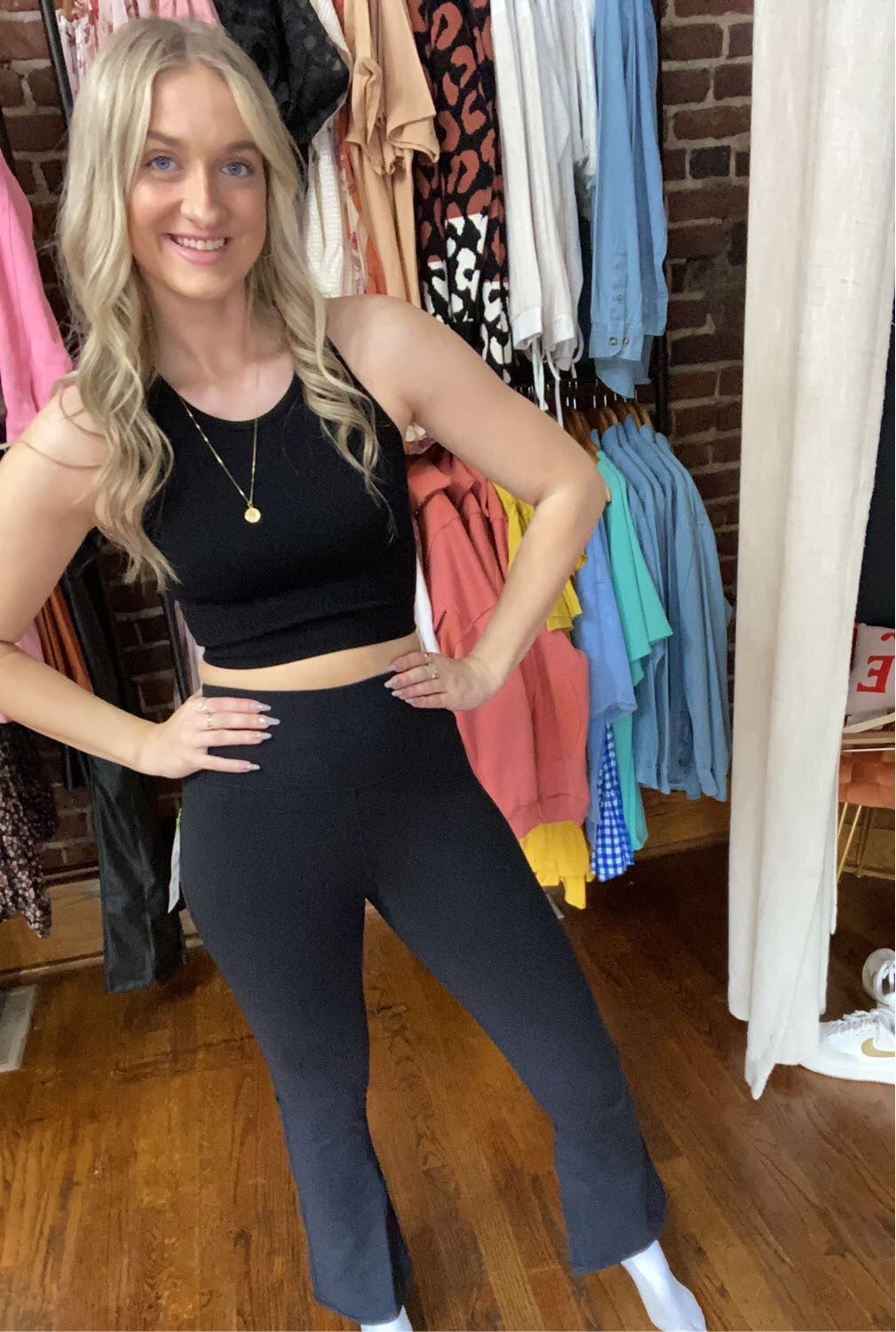 Relaxed Sunday Split Flare Leggings